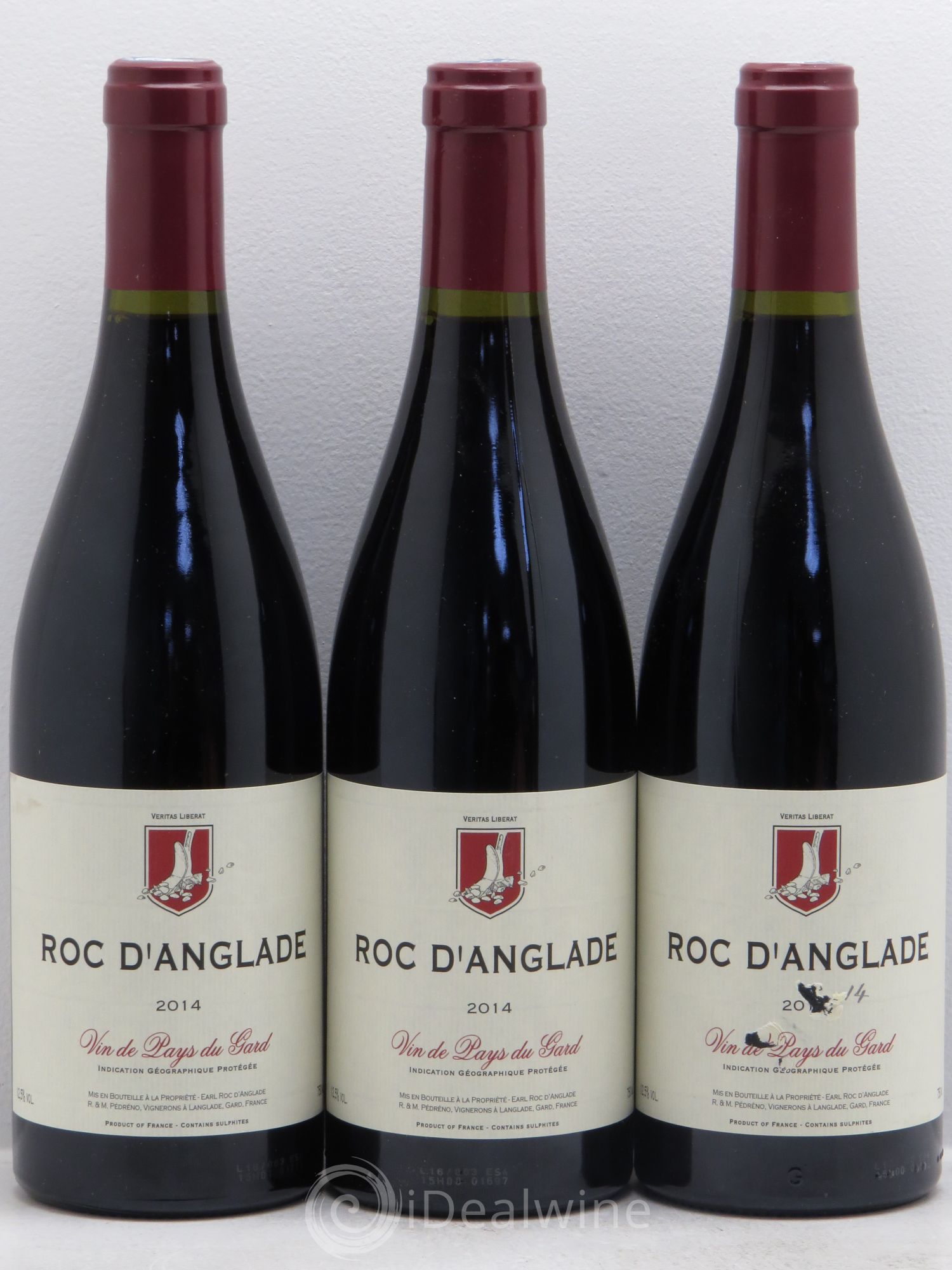 Gard Roc d'Anglade Rémy Pédréno 2014 - Lotto di 3 bottiglie - 0