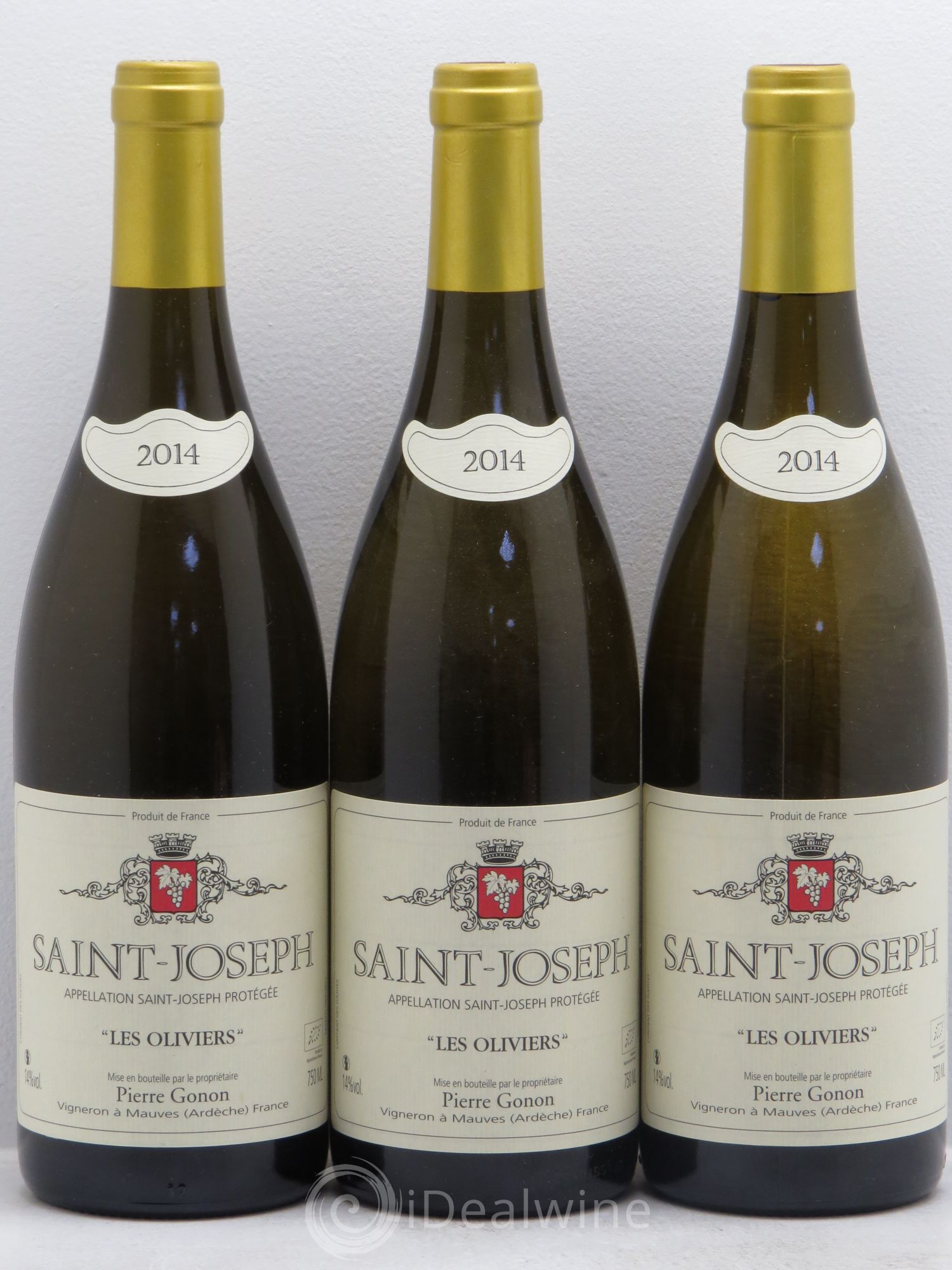 Saint-Joseph Les Oliviers Gonon (Domaine) 2014 - Lot de 3 bouteilles - 0