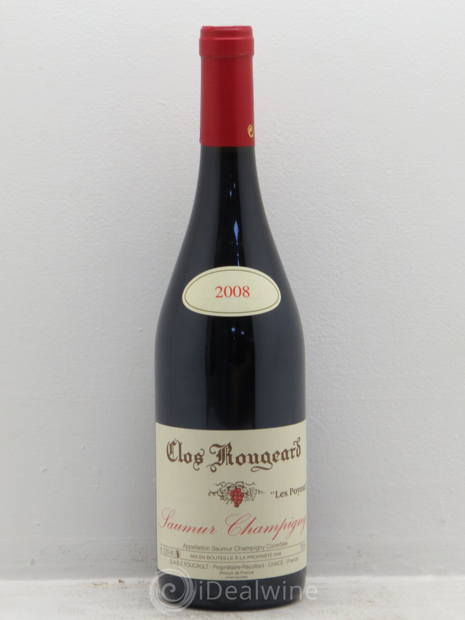 Saumur-Champigny Les Poyeux Clos Rougeard 2008 - Lot de 1 bouteille - 0