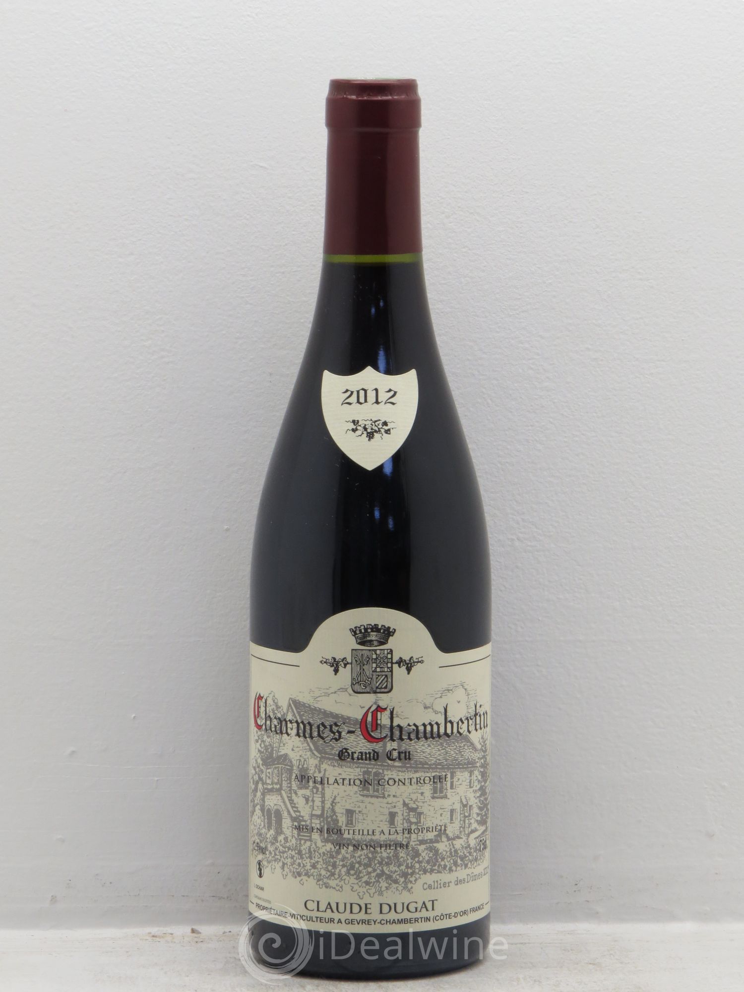 Charmes-Chambertin Grand Cru Claude Dugat 2012 - Lot de 1 bouteille - 0