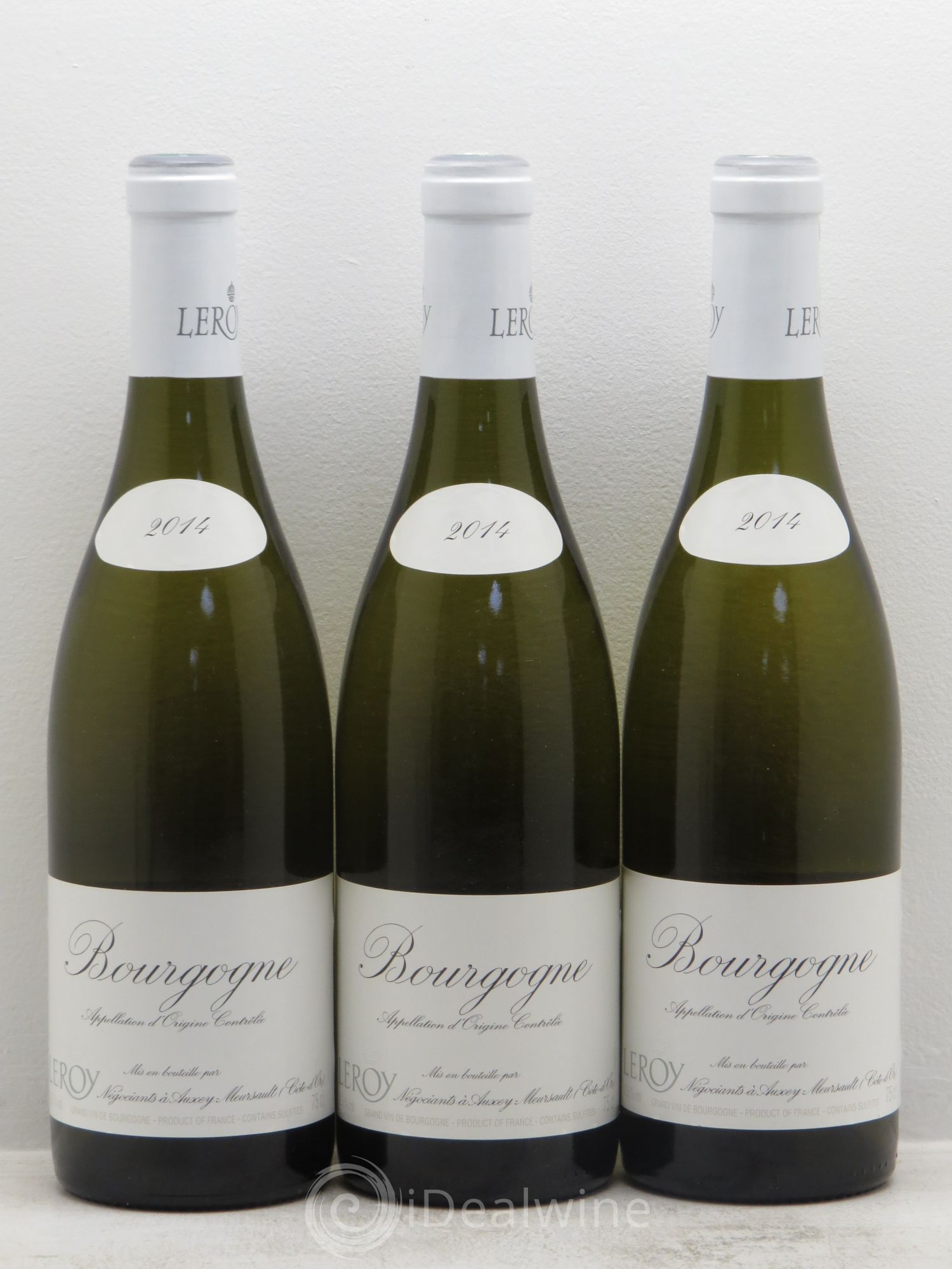 Bourgogne Leroy SA 2014 - Lot de 3 bouteilles - 0