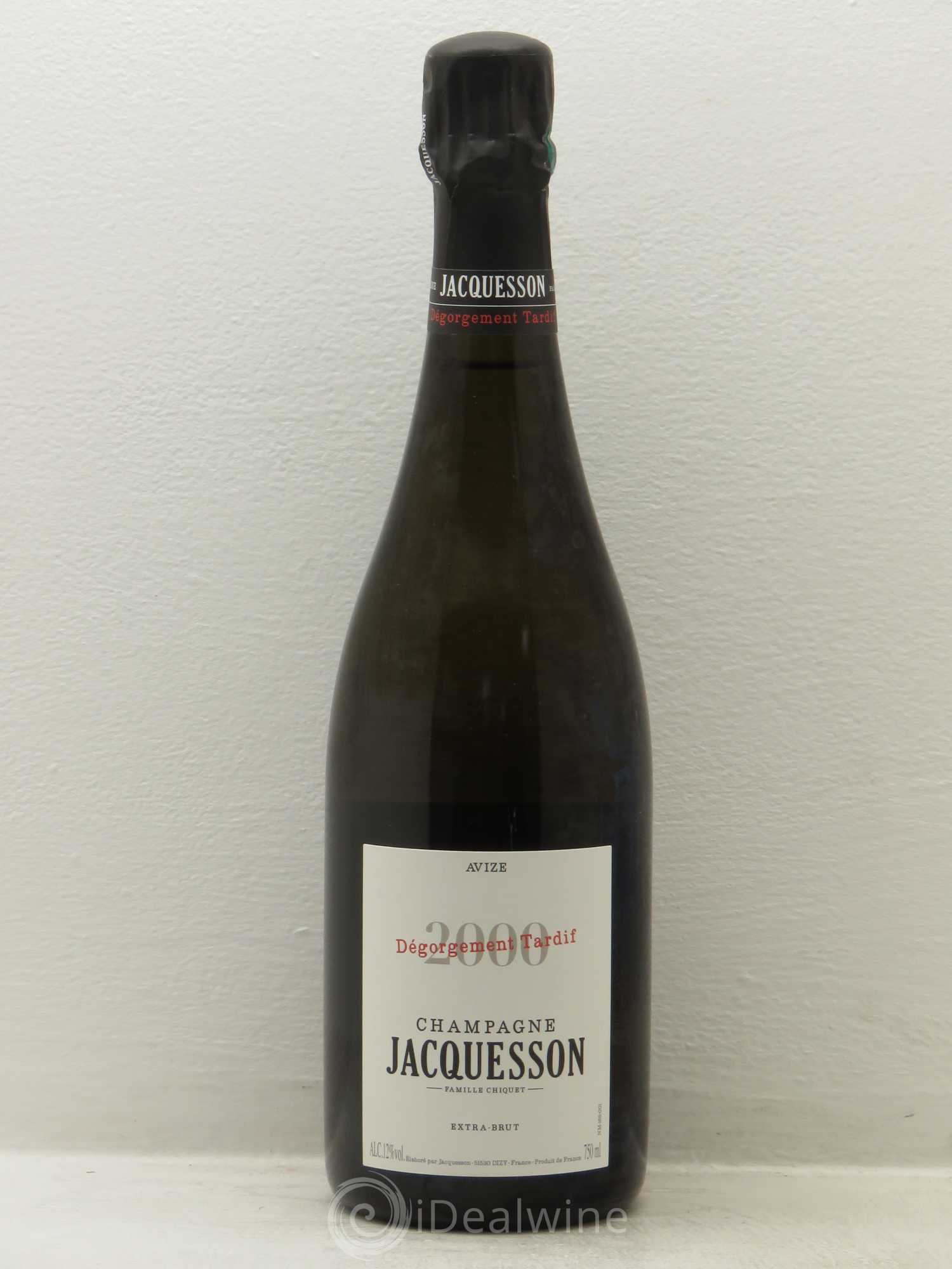 Extra Brut Avize Champ Caïn DT (Dégorgement Tardif) Jacquesson (sans prix de réserve) 2000 - Lot de 1 bouteille - 0