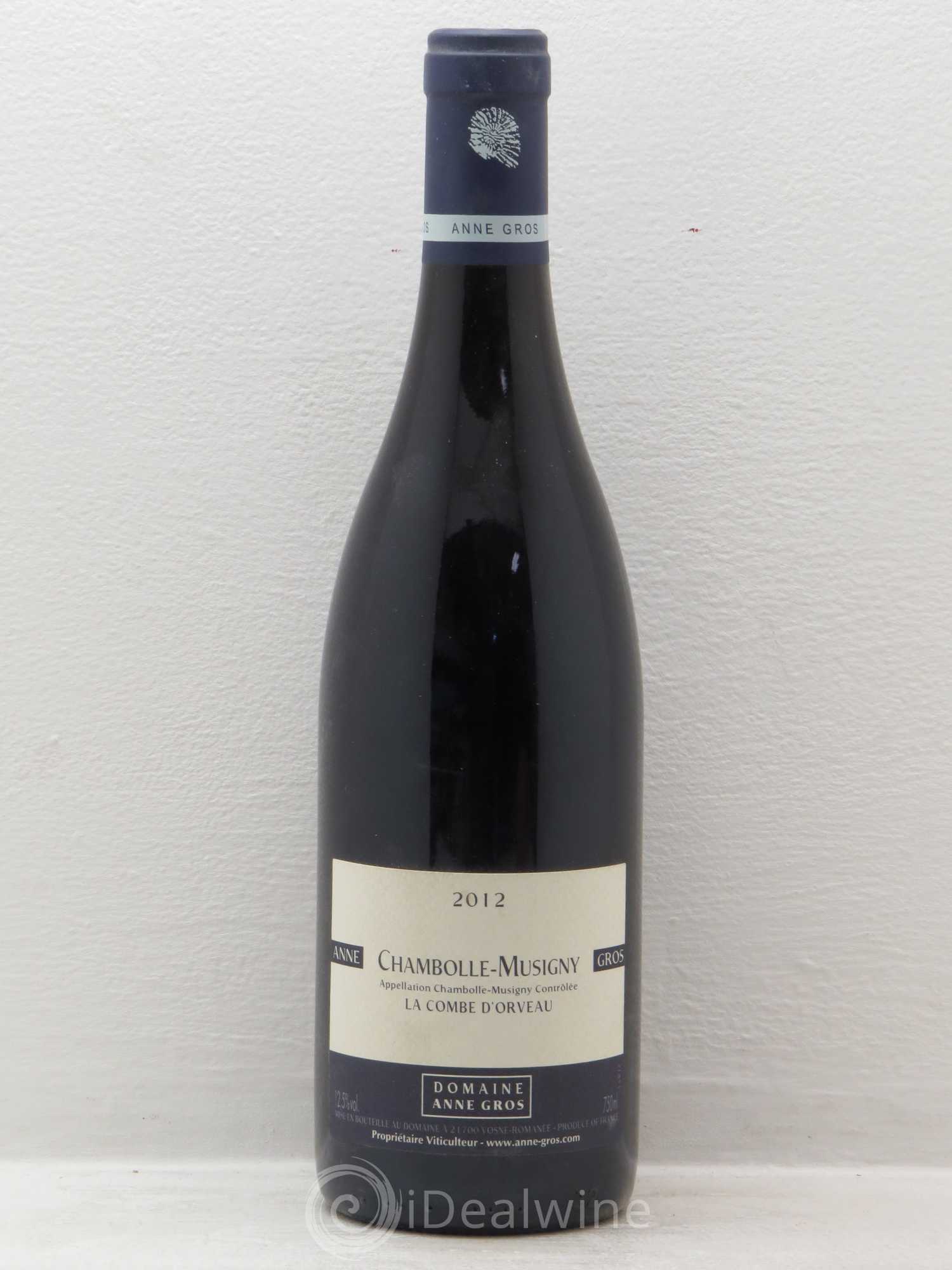 Chambolle-Musigny La Combe d'Orveau Anne Gros 2012 - Lot de 1 bouteille - 0