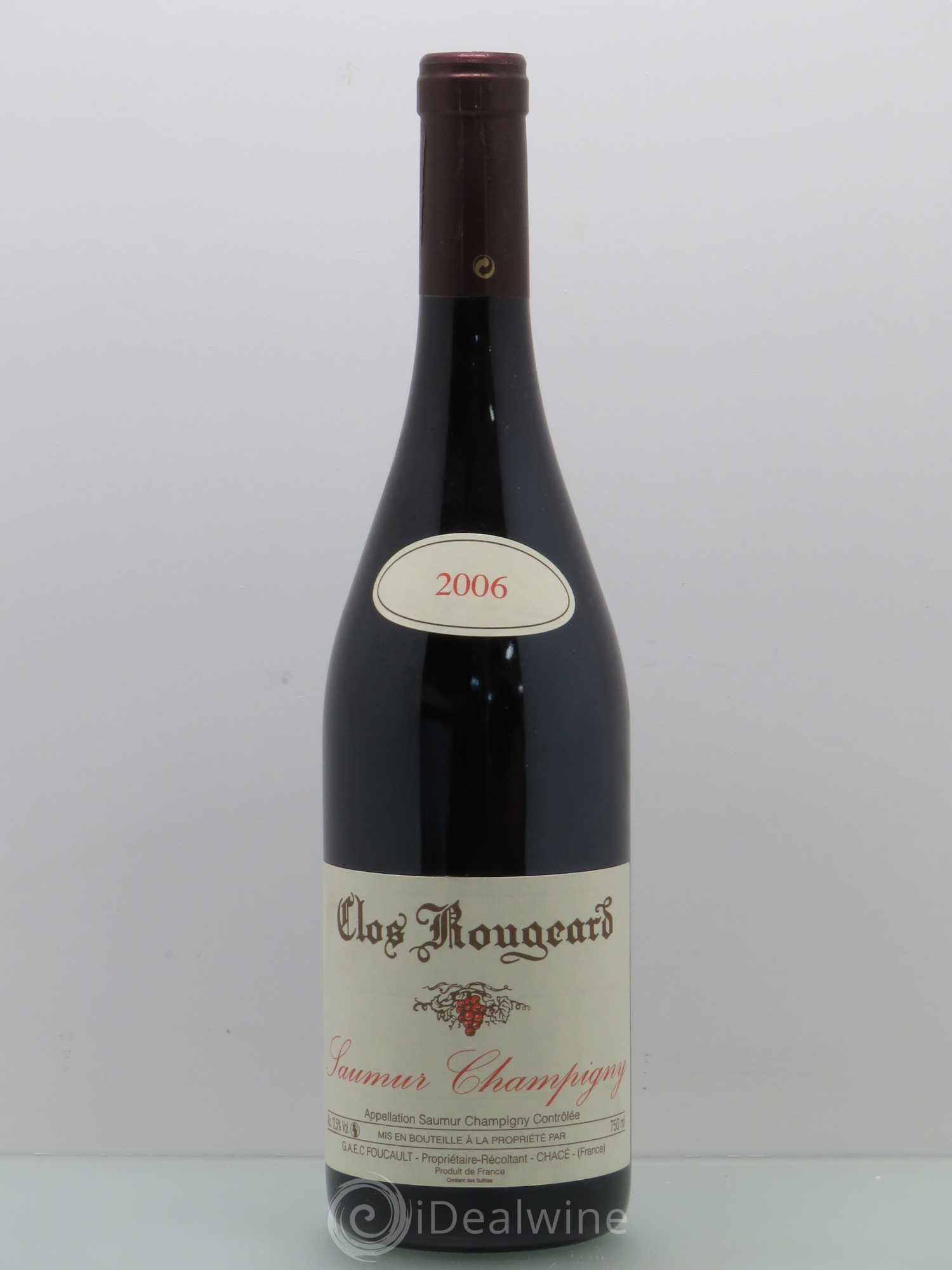 Saumur-Champigny Clos Rougeard 2006 - Lot de 1 bouteille - 0