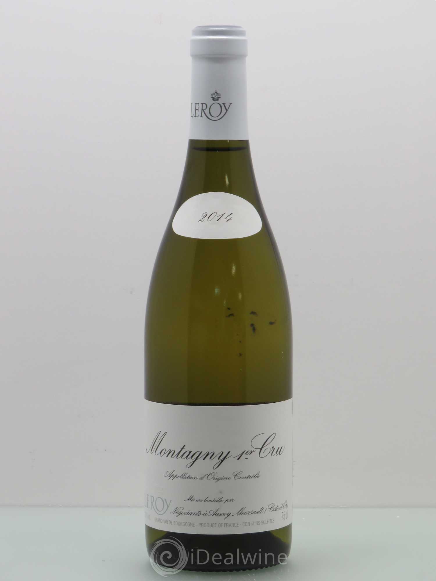 Montagny 1er Cru Leroy SA 2014 - Lot de 1 bouteille - 0