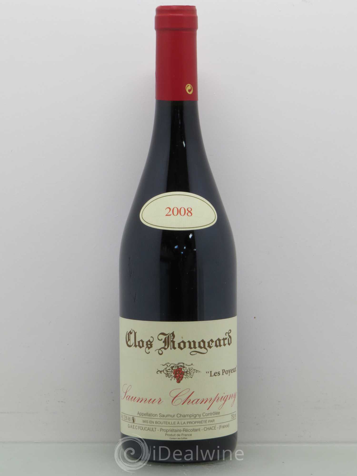 Saumur-Champigny Les Poyeux Clos Rougeard 2008 - Lot de 1 bouteille - 0