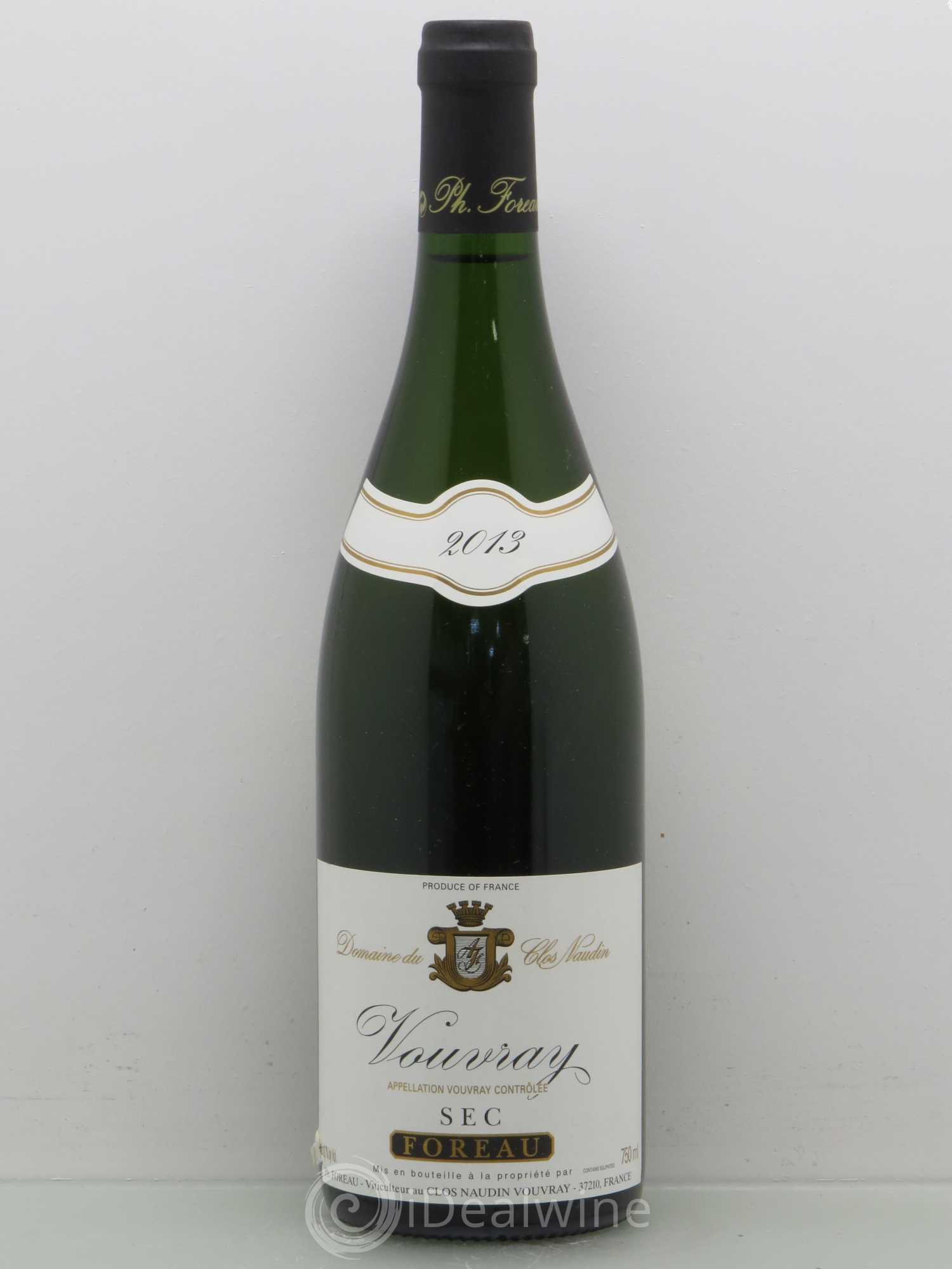 Vouvray Sec Clos Naudin - Philippe Foreau 2013 - Lot de 1 bouteille - 0