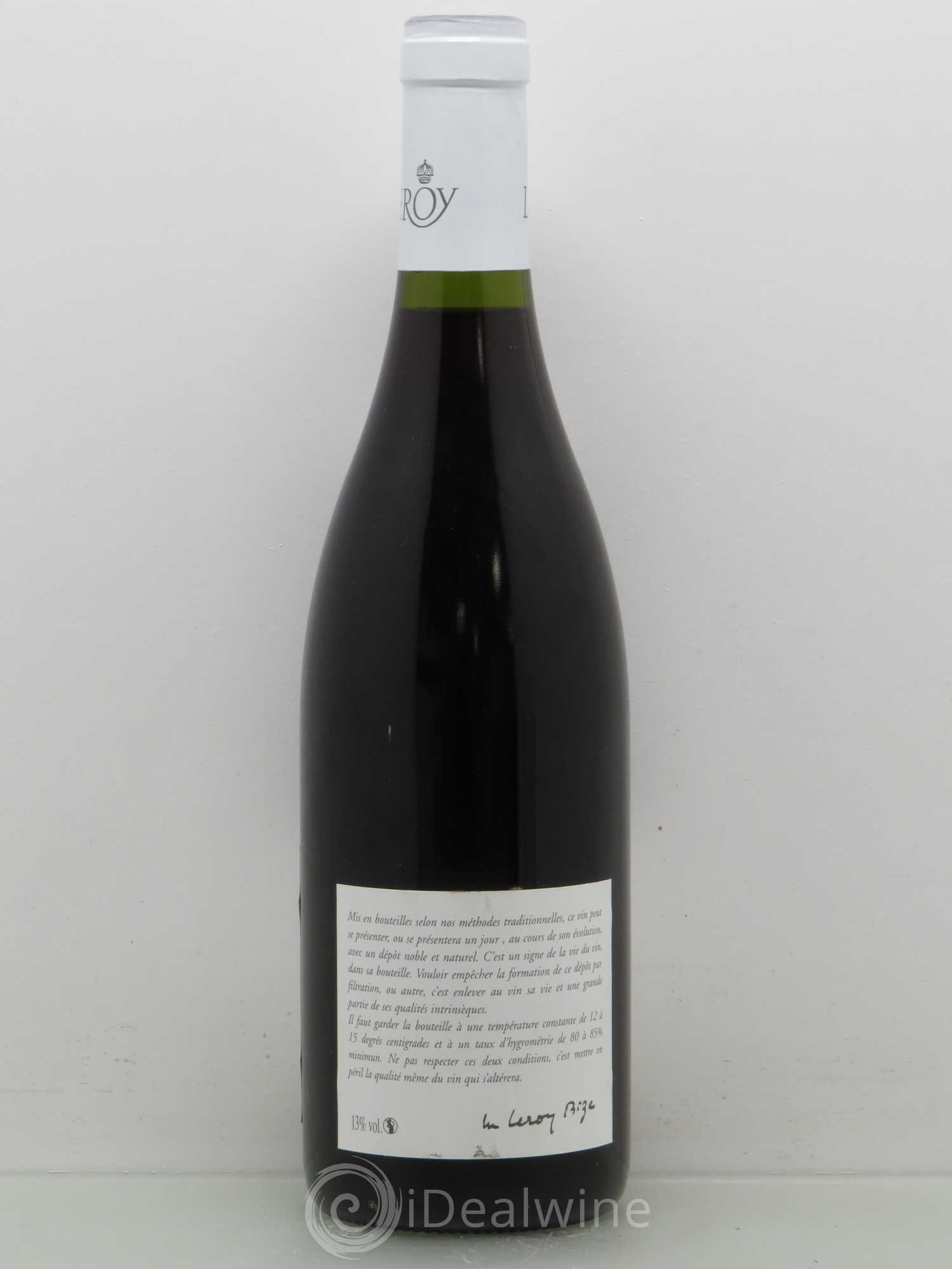 Santenay 1er Cru La Comme Leroy SA 2013 - Lot de 1 bouteille - 1
