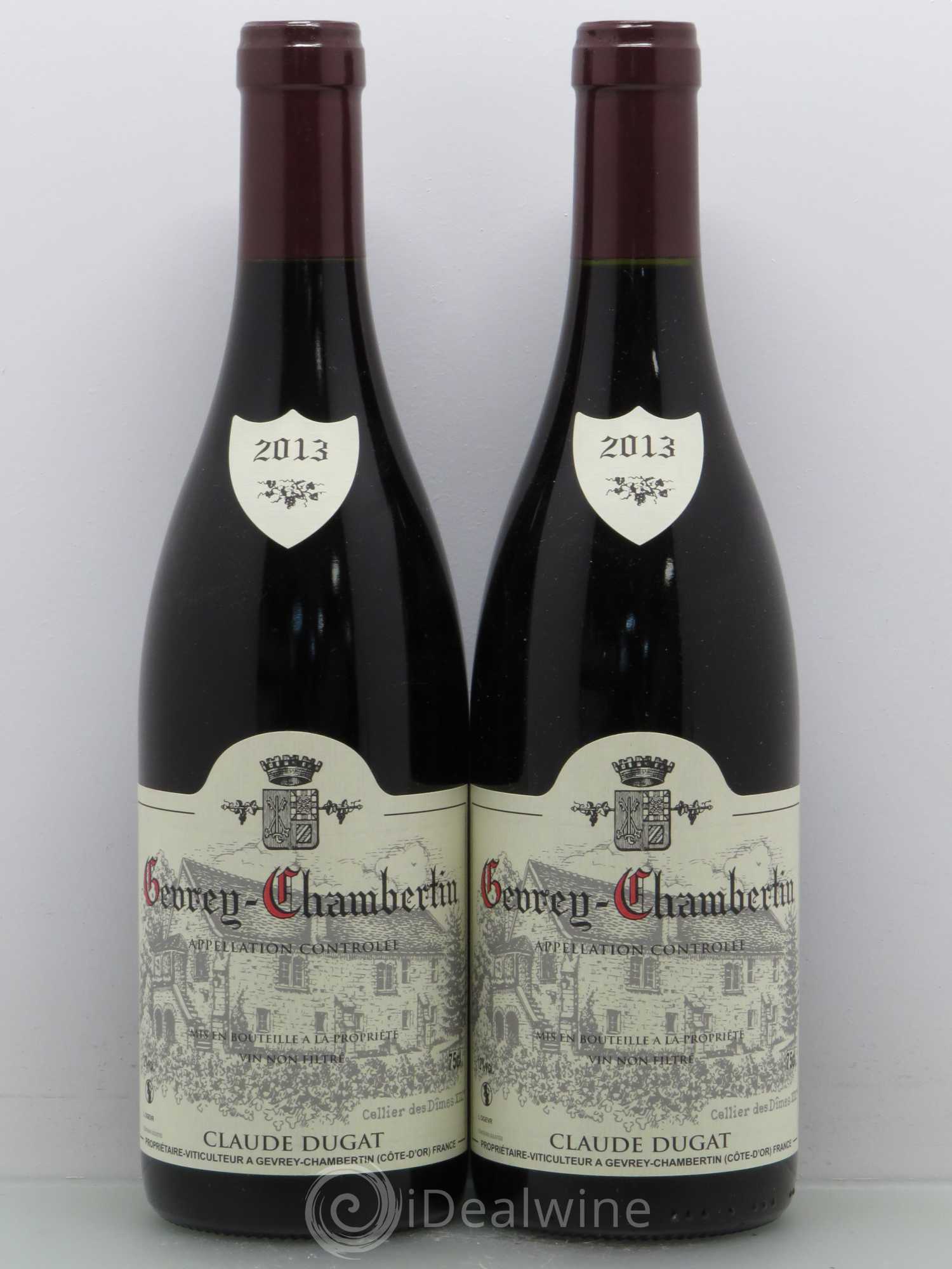 Gevrey-Chambertin Claude Dugat 2013 - Lot de 2 bouteilles - 0