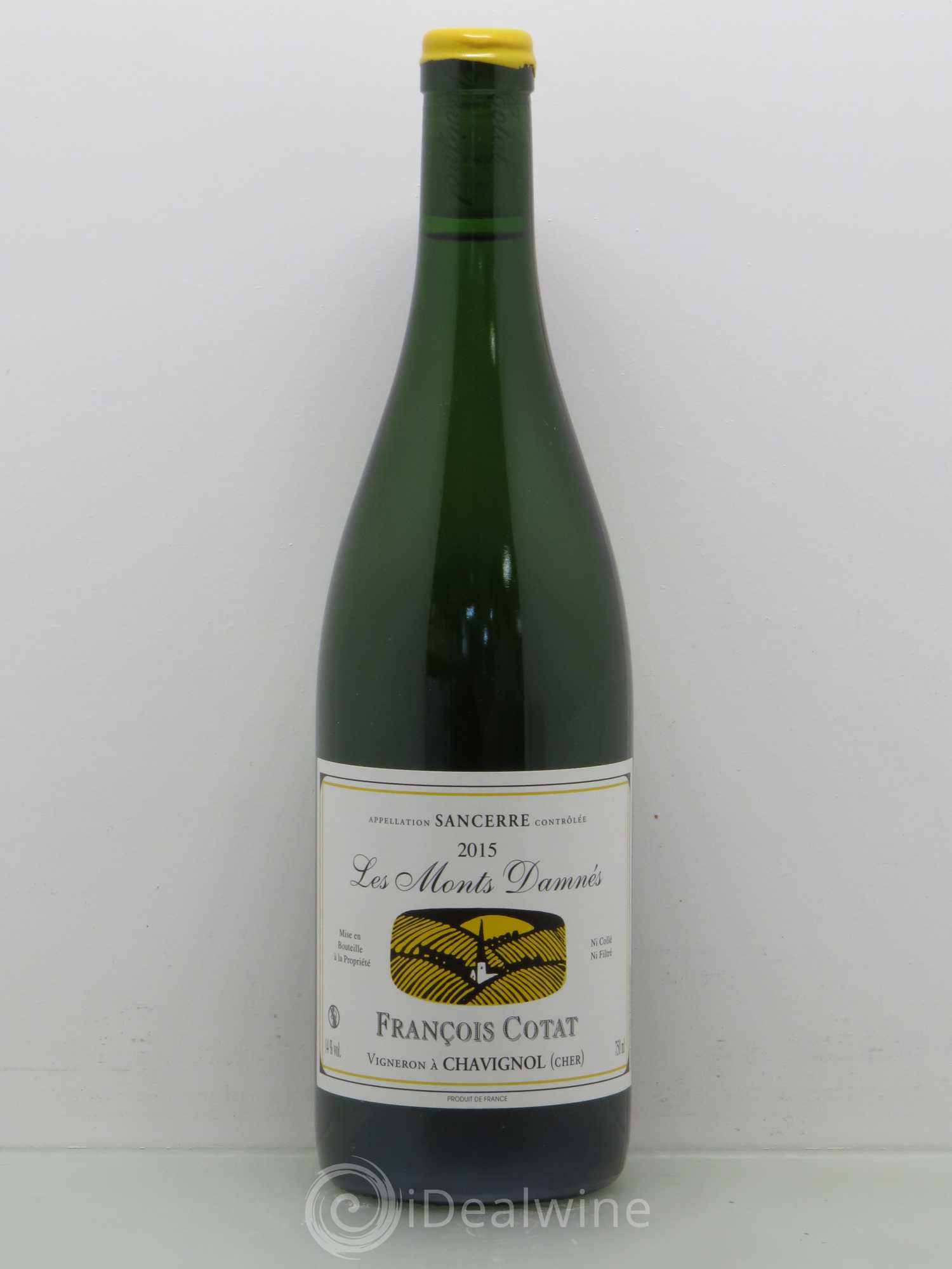 Sancerre Les Monts Damnés François Cotat 2015 - Lot de 1 bouteille - 0