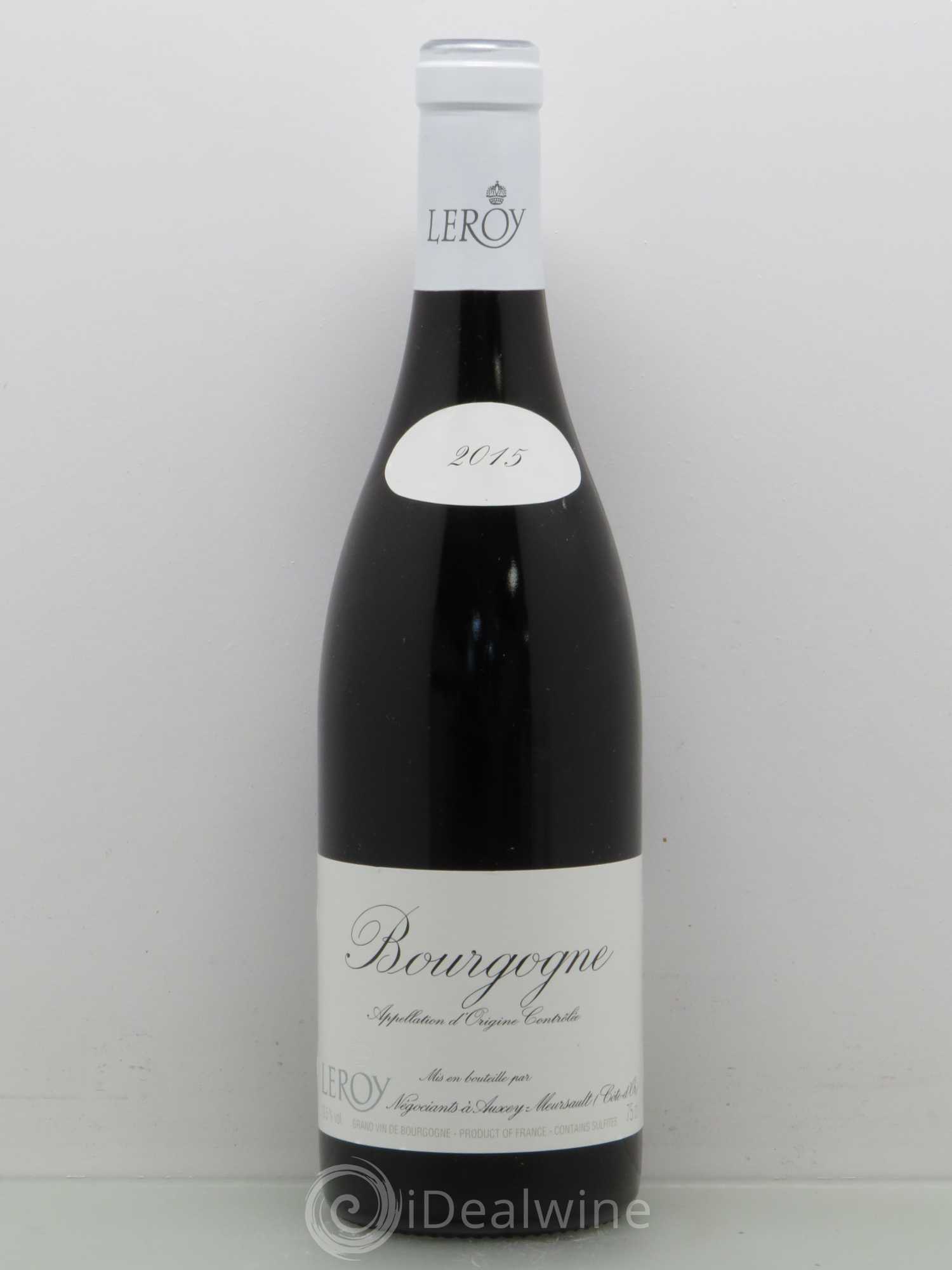 Bourgogne Leroy SA 2015 - Lot de 1 bouteille - 0