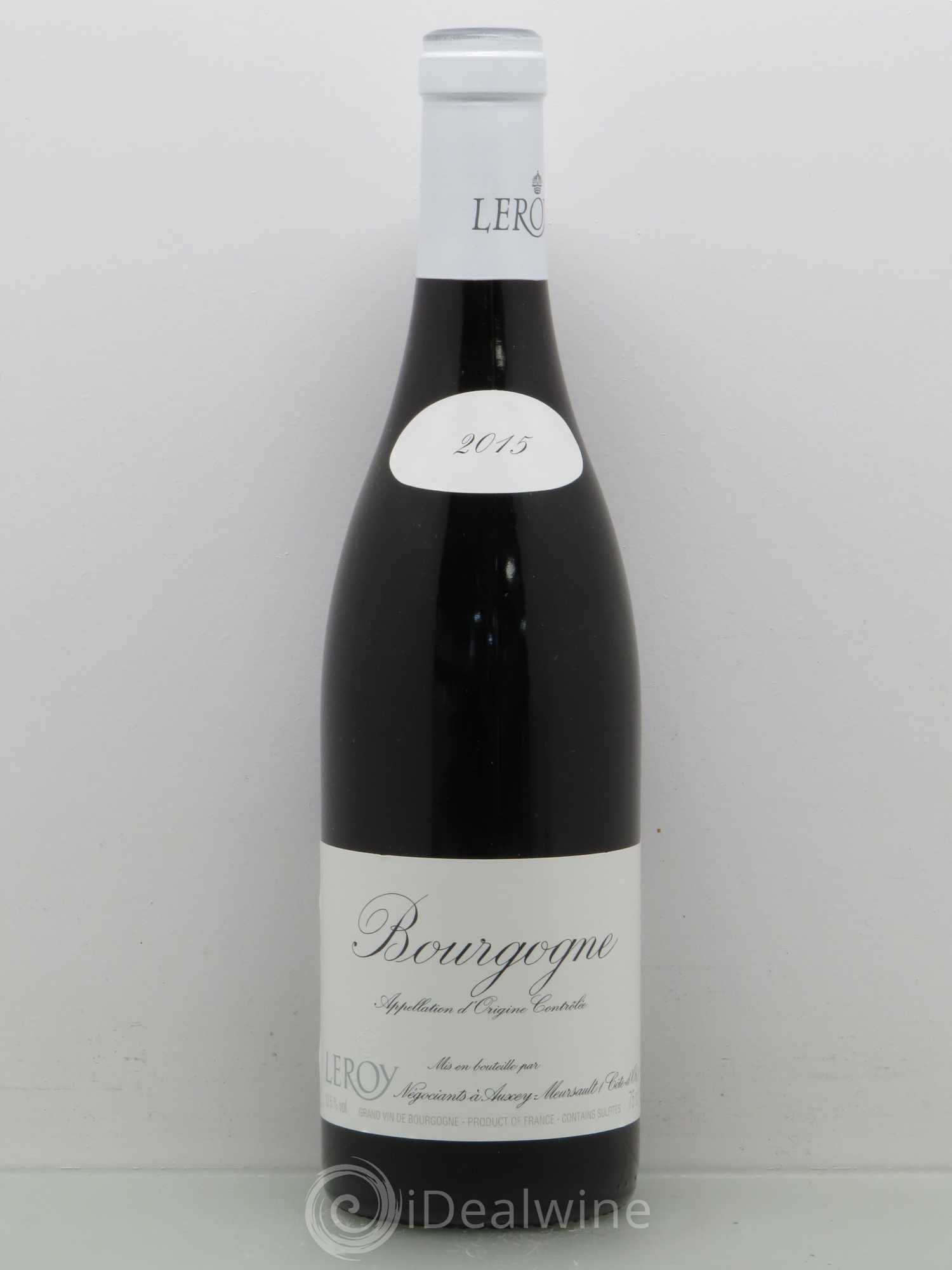 Bourgogne Leroy SA 2015 - Lot de 1 bouteille - 0