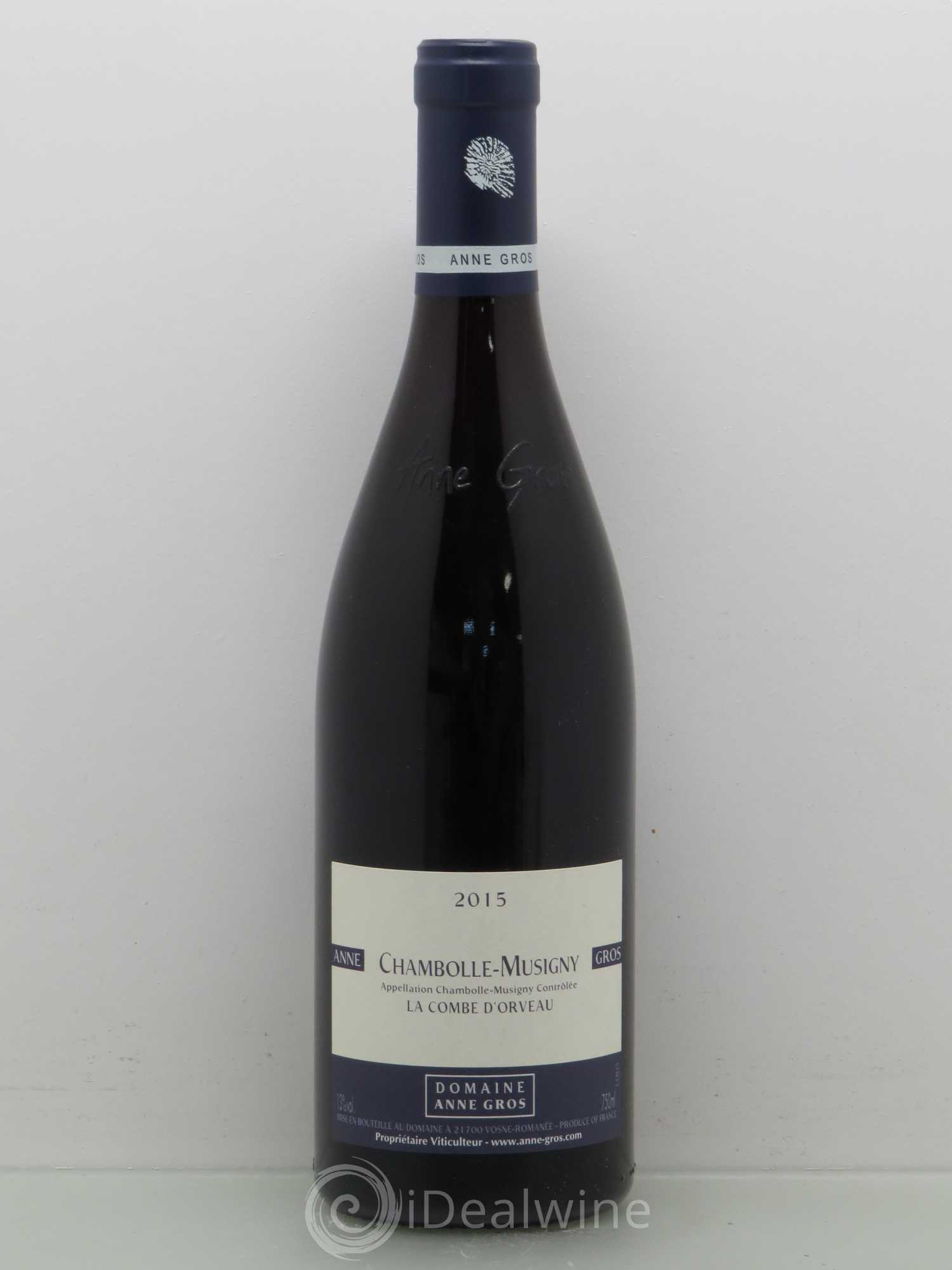 Chambolle-Musigny La Combe d'Orveau Anne Gros 2015 - Lot de 1 bouteille - 0