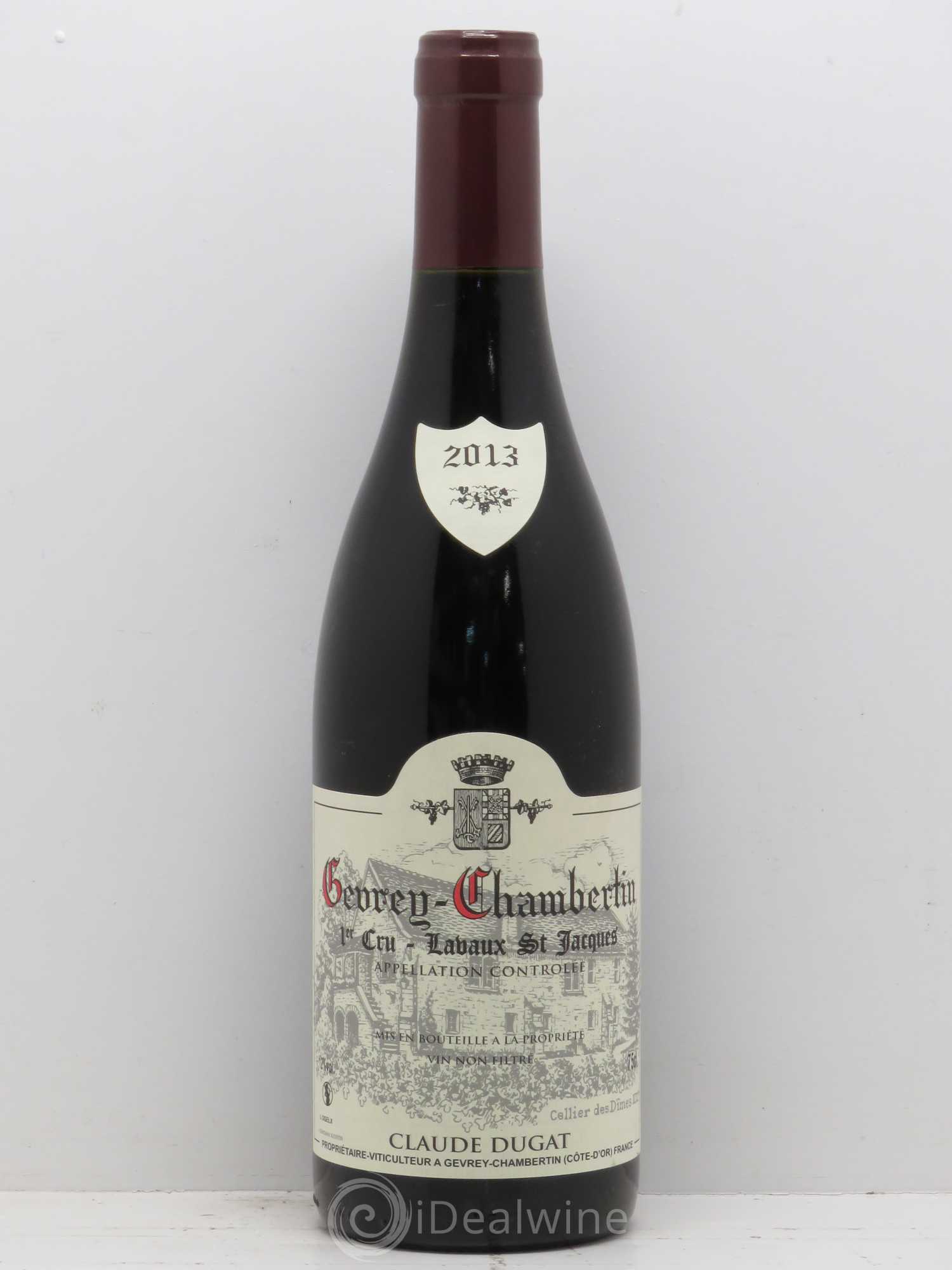 Gevrey-Chambertin 1er Cru Lavaux Saint-Jacques Claude Dugat 2013 - Lot de 1 bouteille - 0