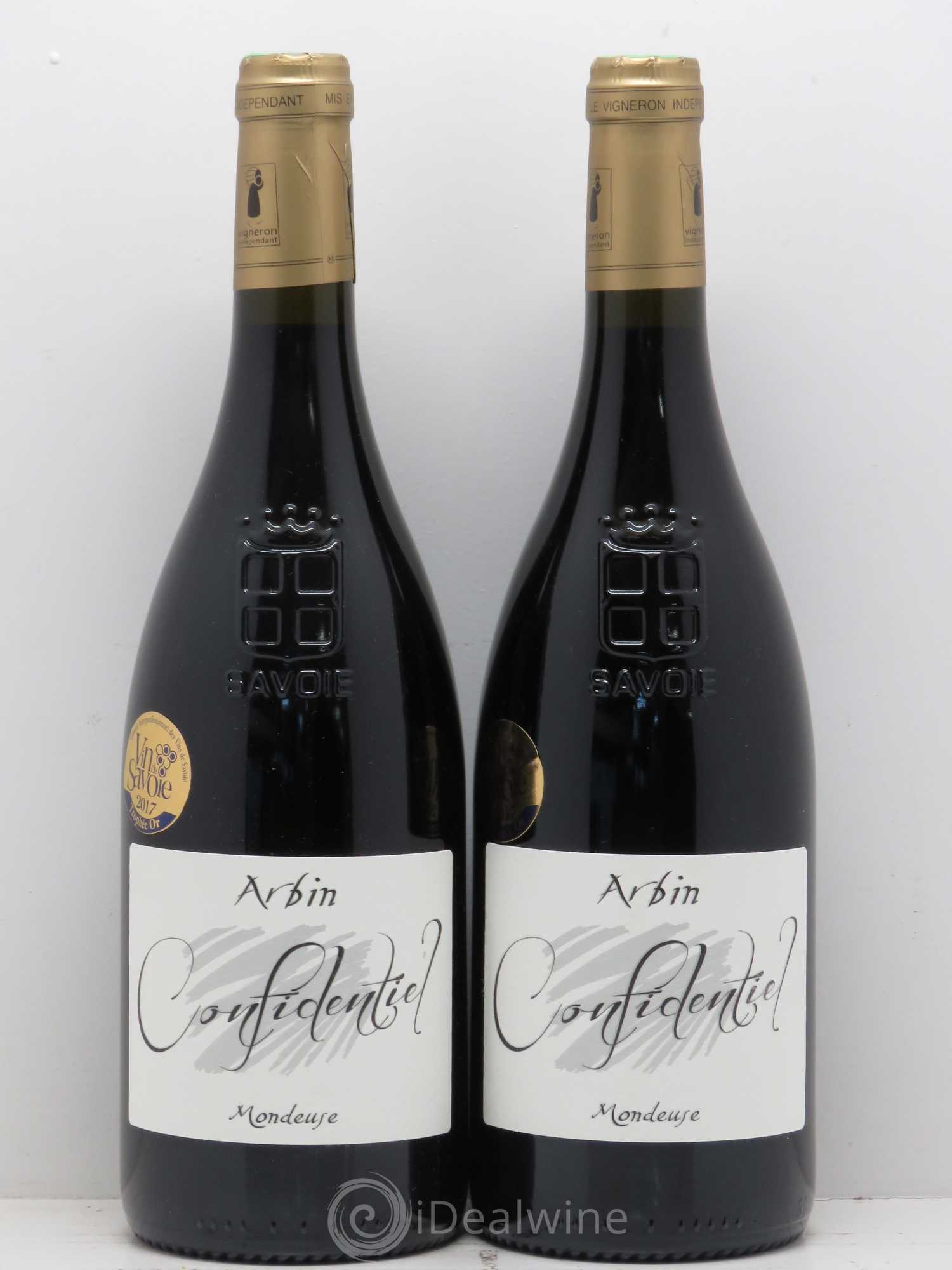 Vin de Savoie Mondeuse Arbin Confidentiel Domaine Charles Trosset 2016 - Posten von 2 Flaschen - 0