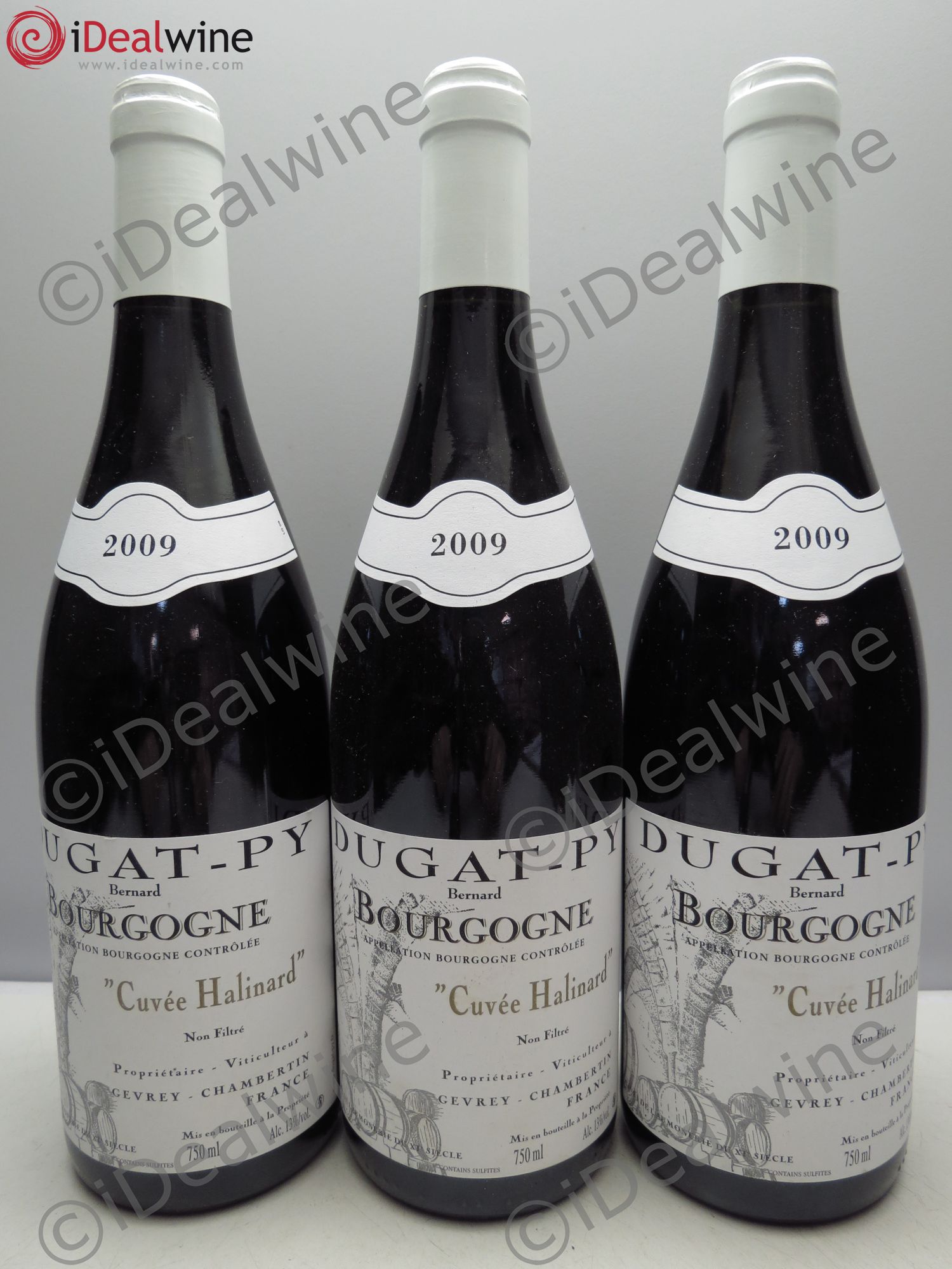 Bourgogne Halinard, Dugat Py 2009 - Lot de 3 bouteilles - 0
