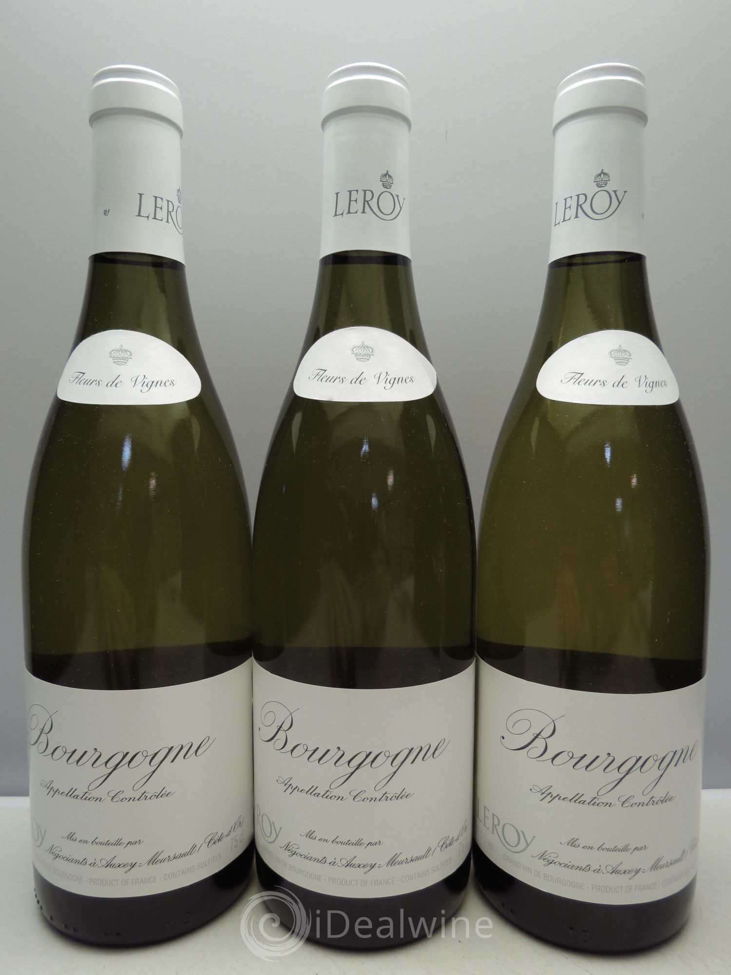 Bourgogne Chardonnay Fleurs de Vignes - Leroy - Posten von 3 Flaschen - 0