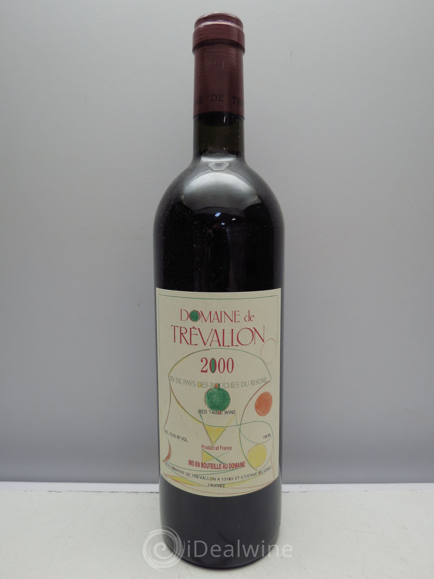 VDP Bouches du Rhône Trévallon (Domaine de) Eloi Dürrbach 2000 - Lot de 1 bouteille - 0