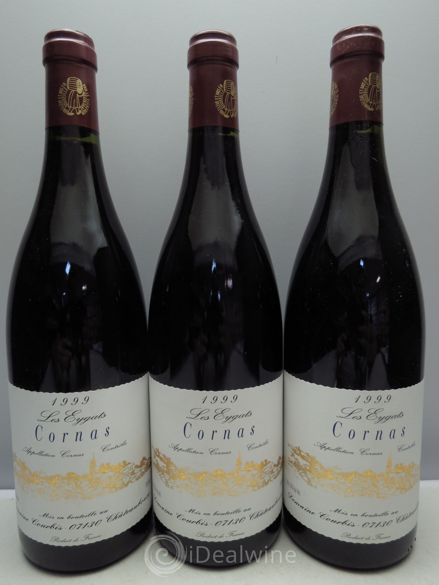 Cornas Les Eygats 1999 - Posten von 3 Flaschen - 0