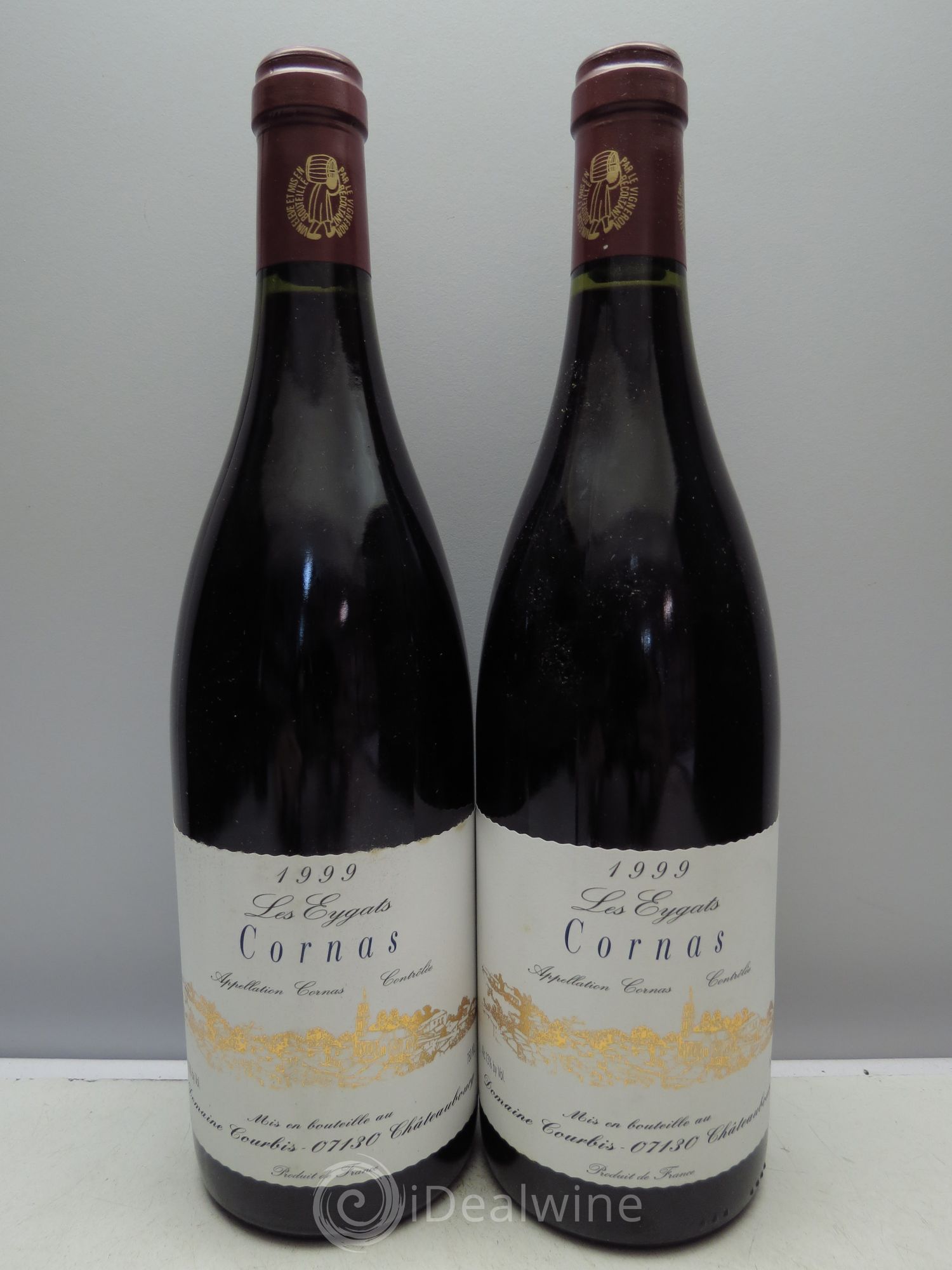 Cornas Les Eygats 1999 - Posten von 2 Flaschen - 0