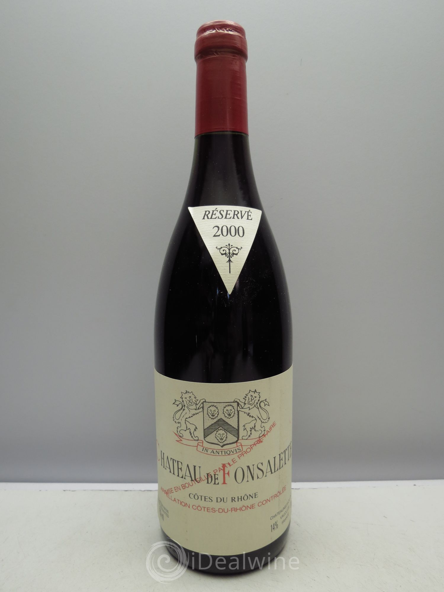 Côtes-du-Rhône Château de Fonsalette Emmanuel Reynaud 2000 - Lot de 6 bouteilles - 0