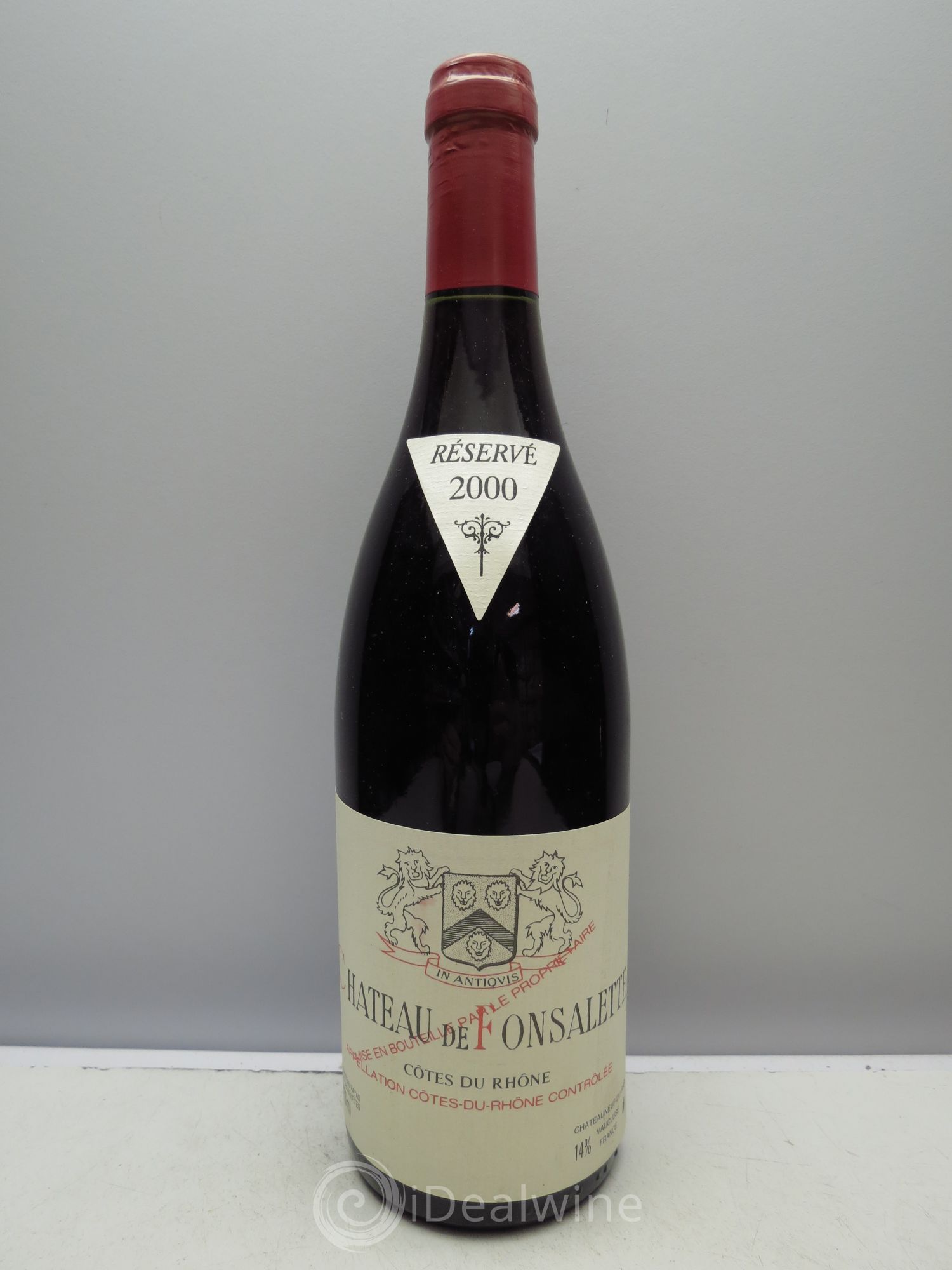 Côtes-du-Rhône Château de Fonsalette Emmanuel Reynaud 2000 - Lot de 6 bouteilles - 0