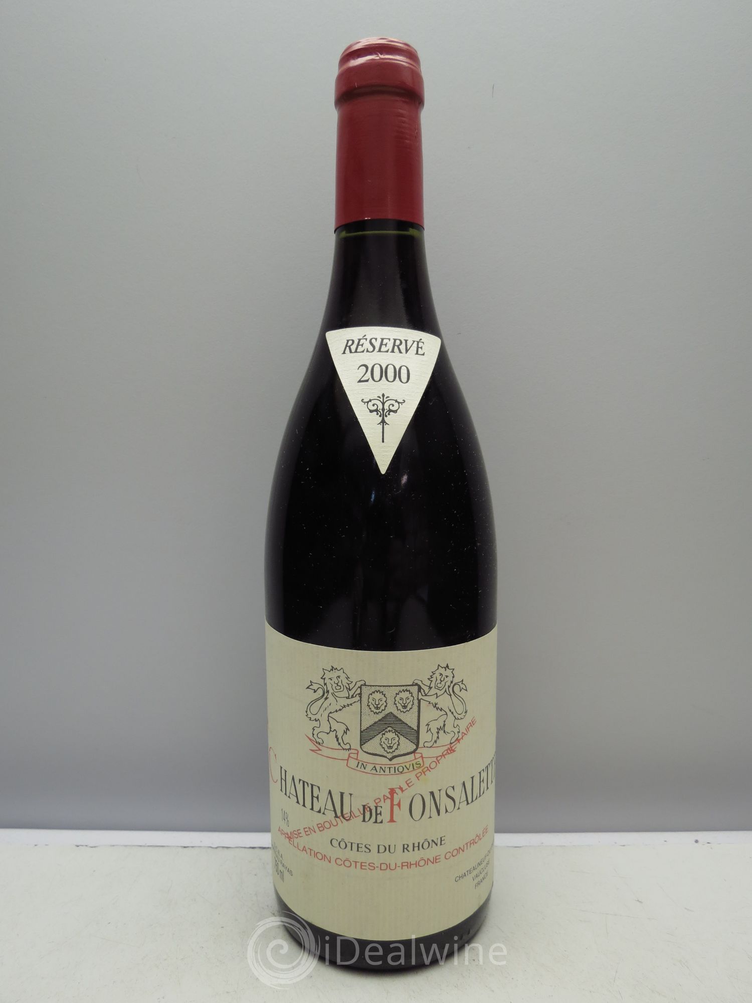 Côtes-du-Rhône Château de Fonsalette Emmanuel Reynaud 2000 - Lot de 1 bouteille - 0