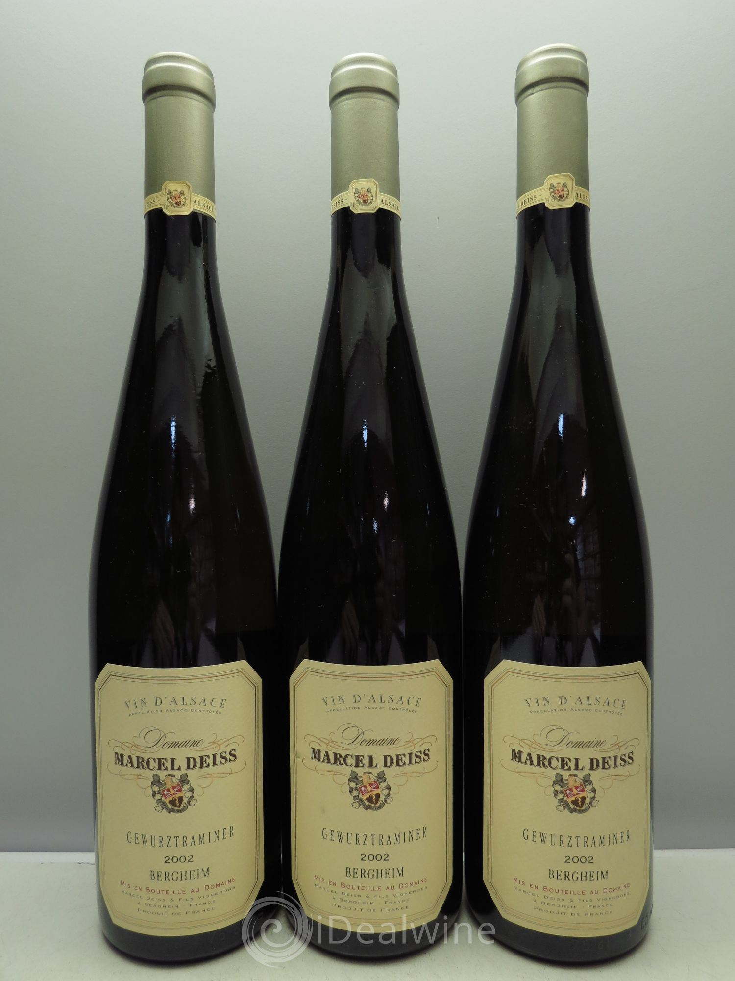 Gewurztraminer Bergheim - Deiss 2002 - Posten von 3 Flaschen - 0