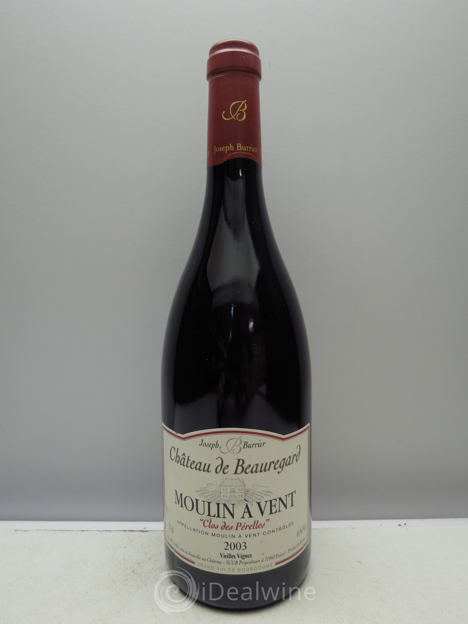 Moulin-à-Vent Clos des Prelles Vieilles Vignes - Beauregard 2003 - Posten von 6 Flaschen - 0