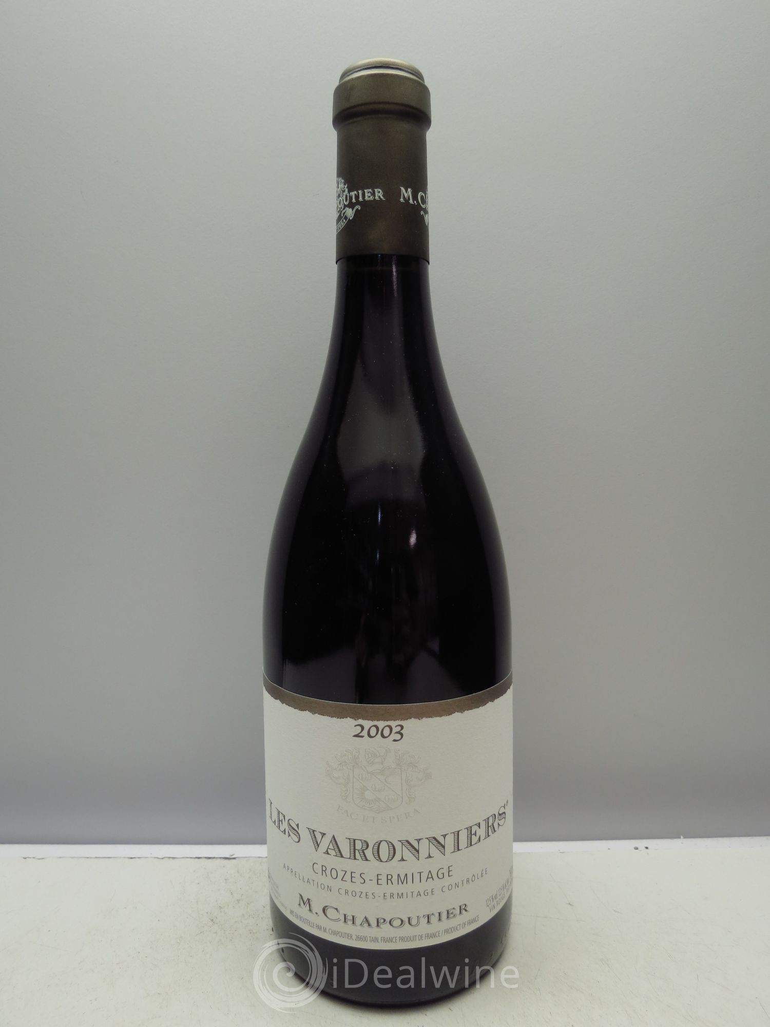 Crozes-Hermitage Les Varonniers Chapoutier 2003 - Lot de 1 bouteille - 0