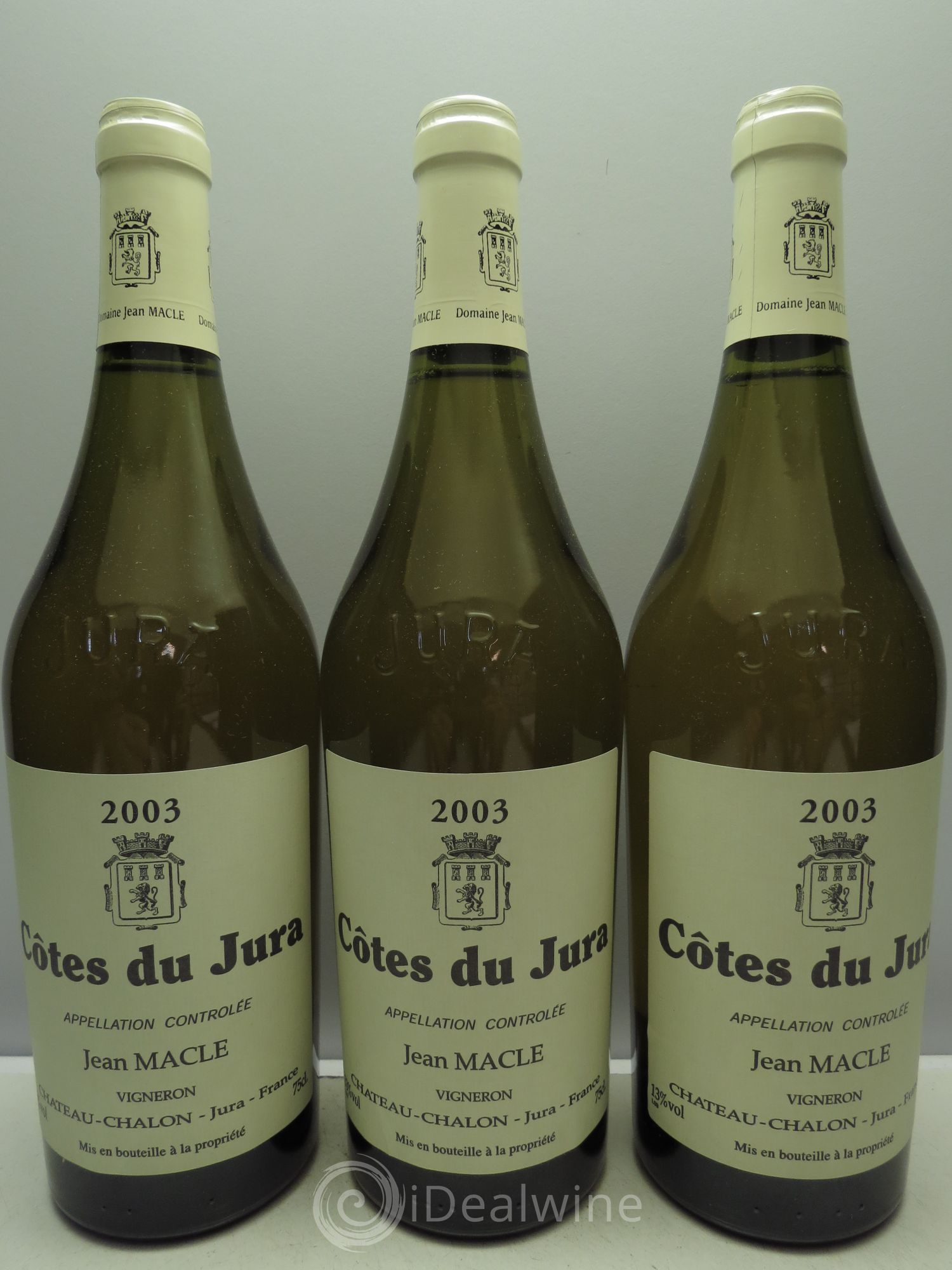 Côtes du Jura Jean Macle 2000 - Lot de 3 bouteilles - 0