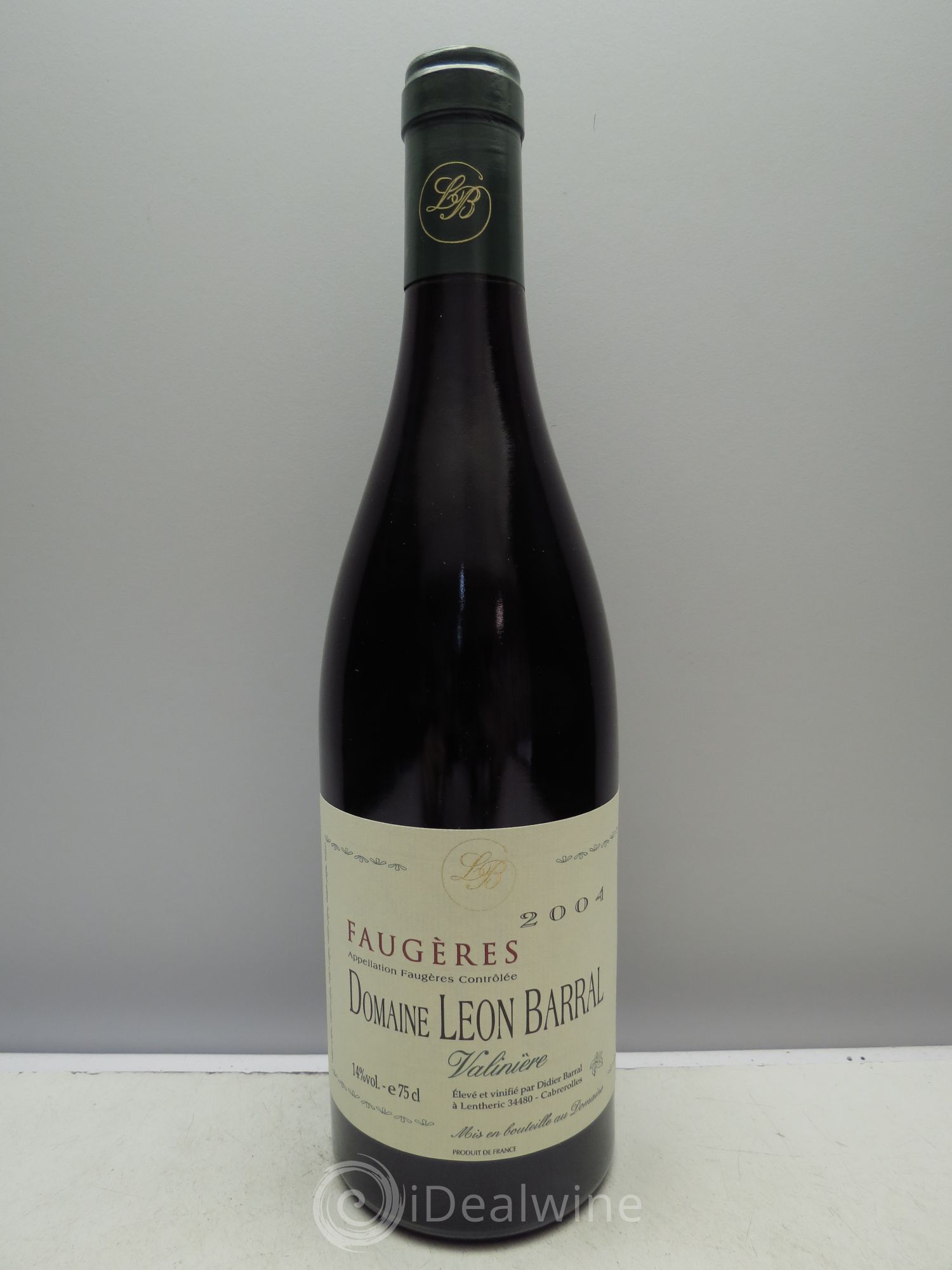 Faugères Valinière Domaine Léon Barral 2004 - Lot de 6 bouteilles - 0