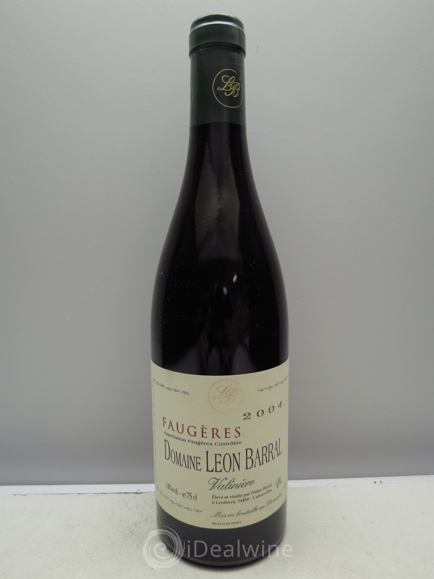 Faugères Valinière Domaine Léon Barral 2004 - Lot de 6 bouteilles - 0