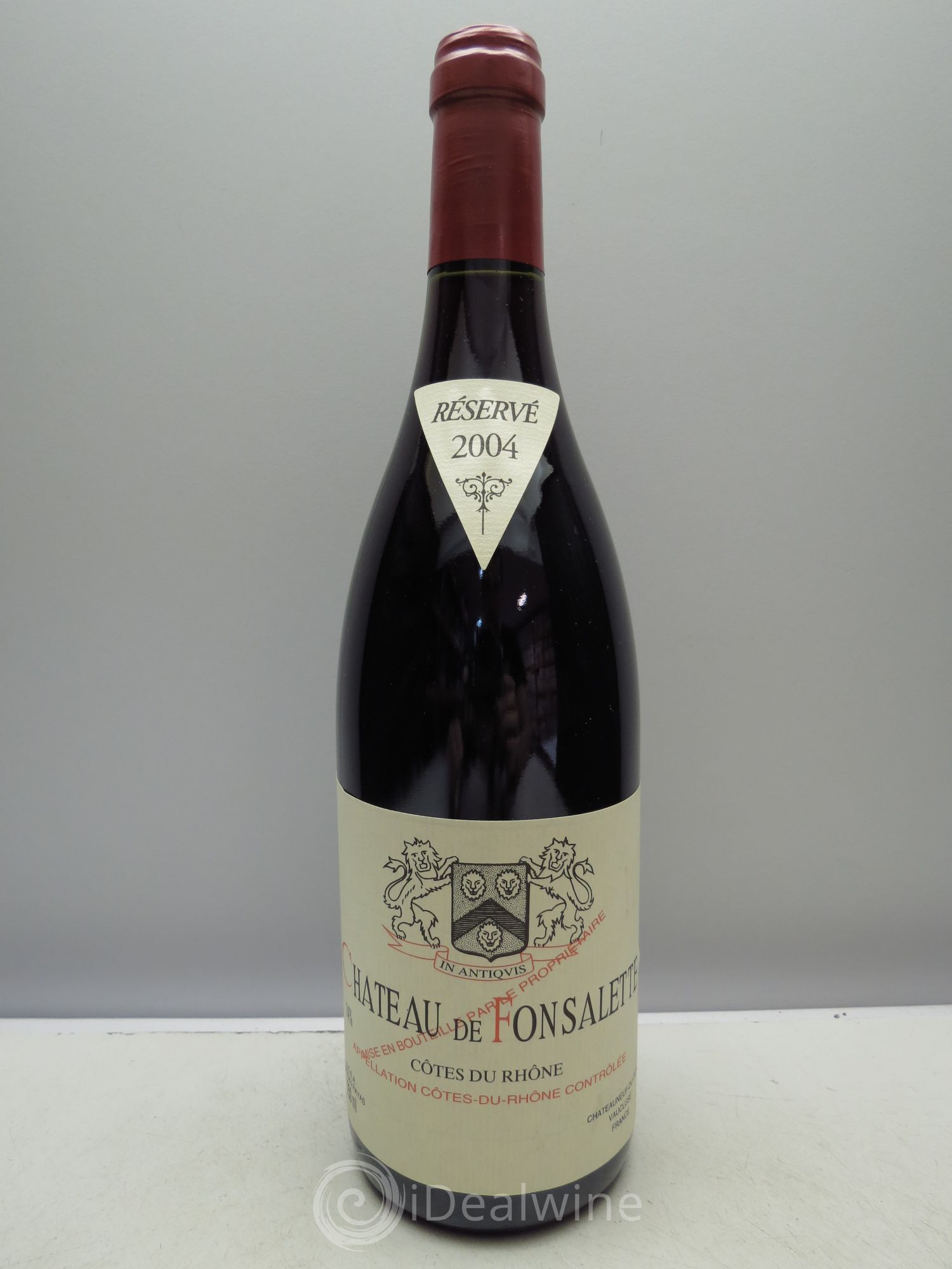 Côtes-du-Rhône Château de Fonsalette Emmanuel Reynaud 2004 - Lot de 6 bouteilles - 0