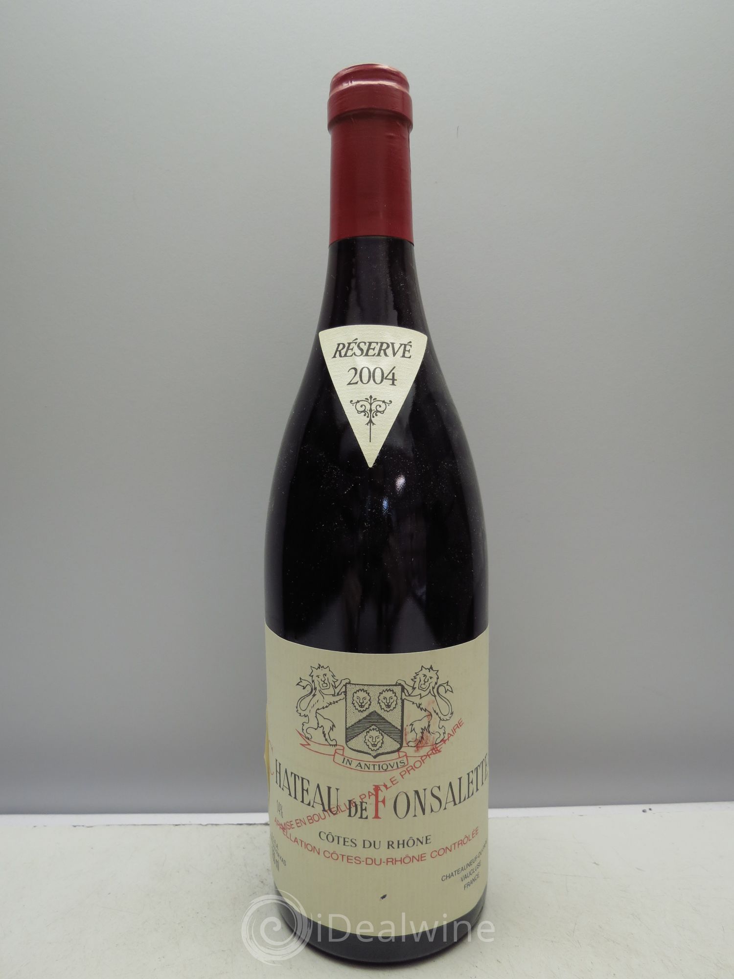 Côtes-du-Rhône Château de Fonsalette Emmanuel Reynaud 2004 - Lot de 6 bouteilles - 0