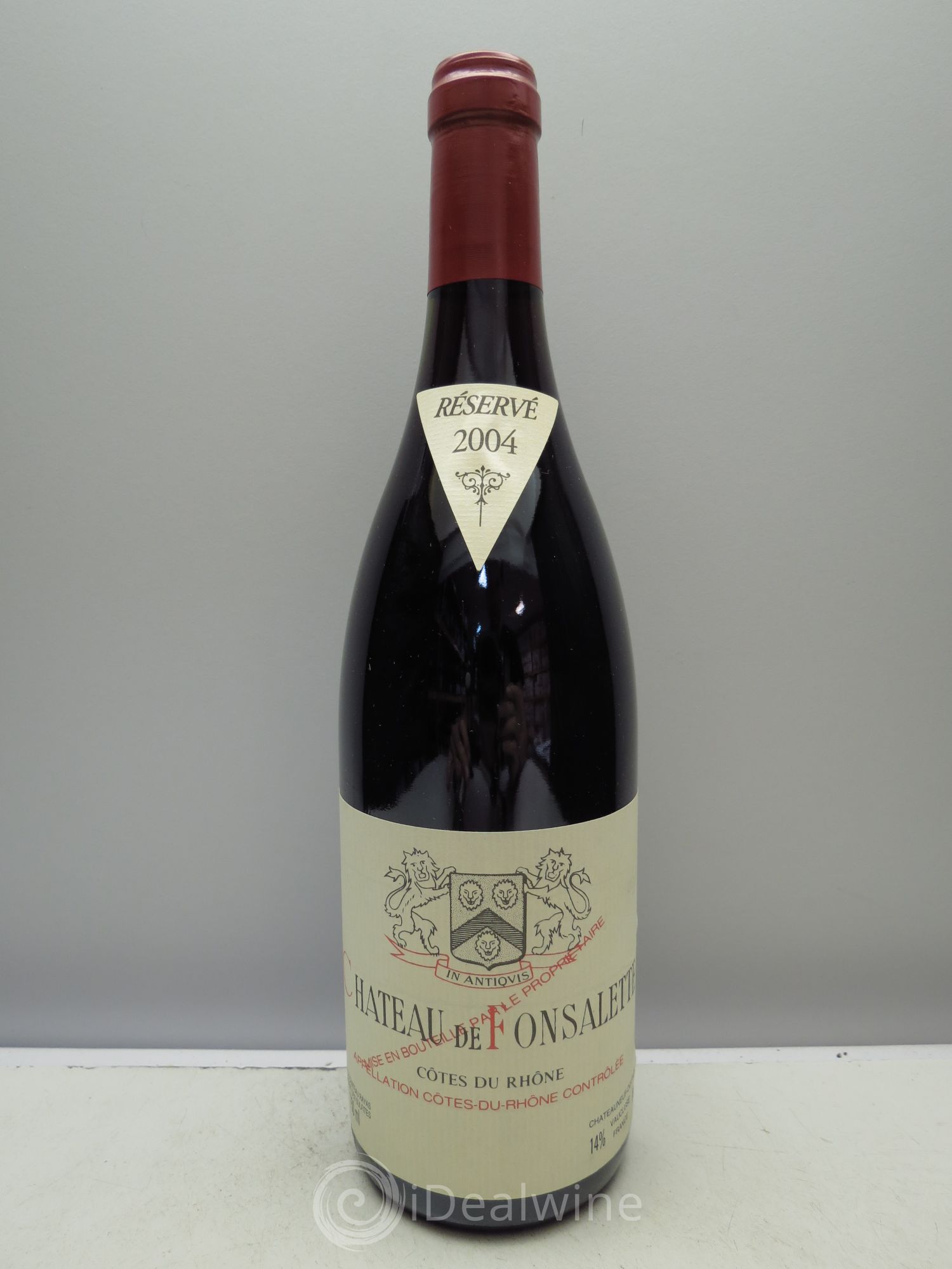 Côtes-du-Rhône Château de Fonsalette Emmanuel Reynaud 2004 - Lot de 1 bouteille - 0
