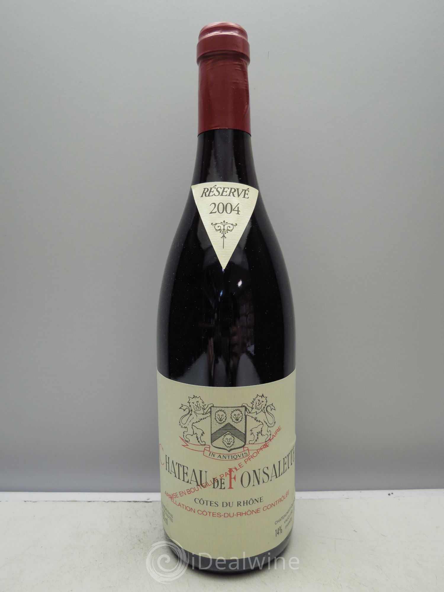 Côtes-du-Rhône Château de Fonsalette Emmanuel Reynaud 2004 - Lot de 1 bouteille - 0