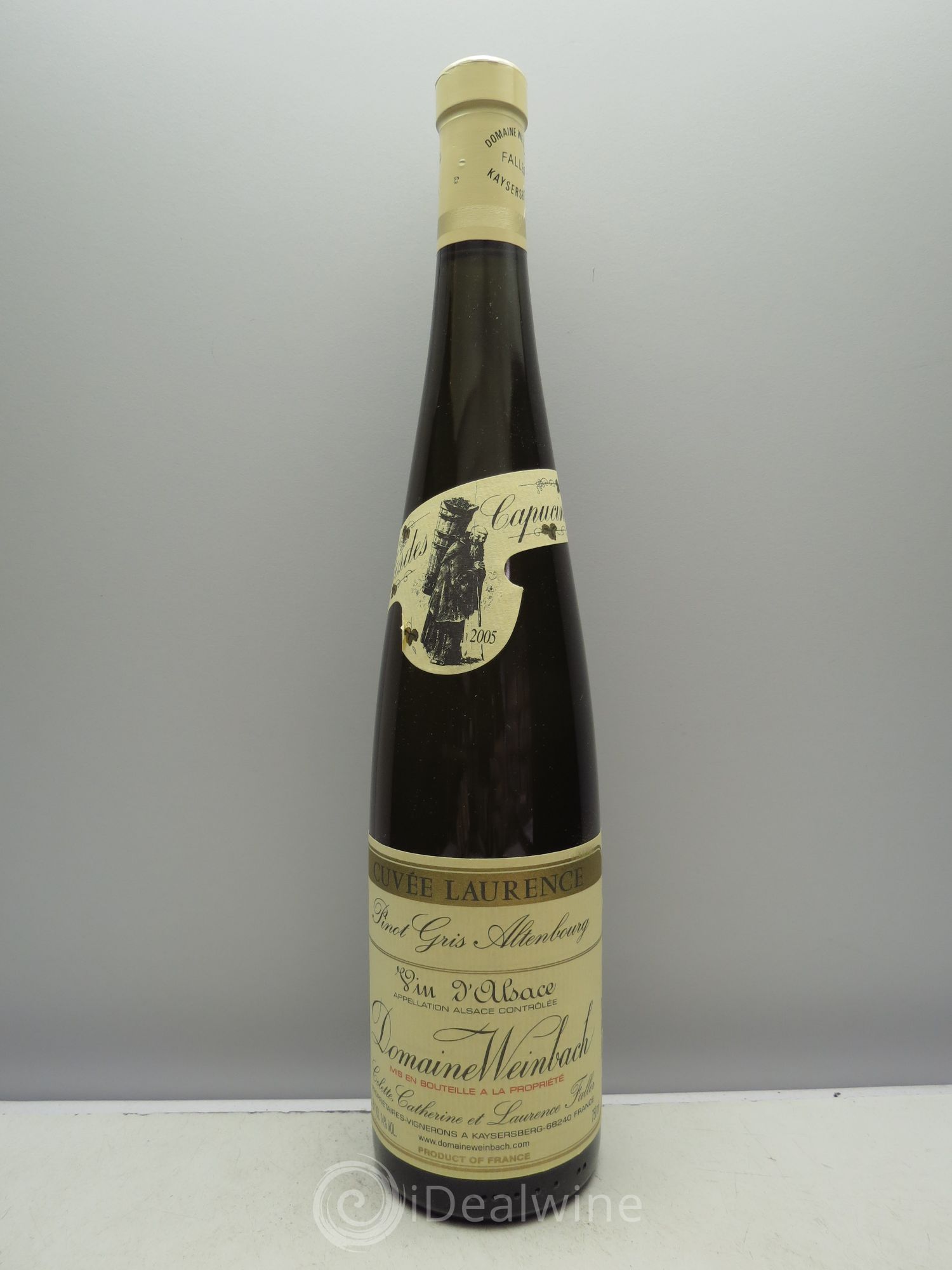 Alsace Pinot Gris (Tokay) Cuvée Laurence Weinbach (Domaine) 2005 - Lot de 1 bouteille - 0