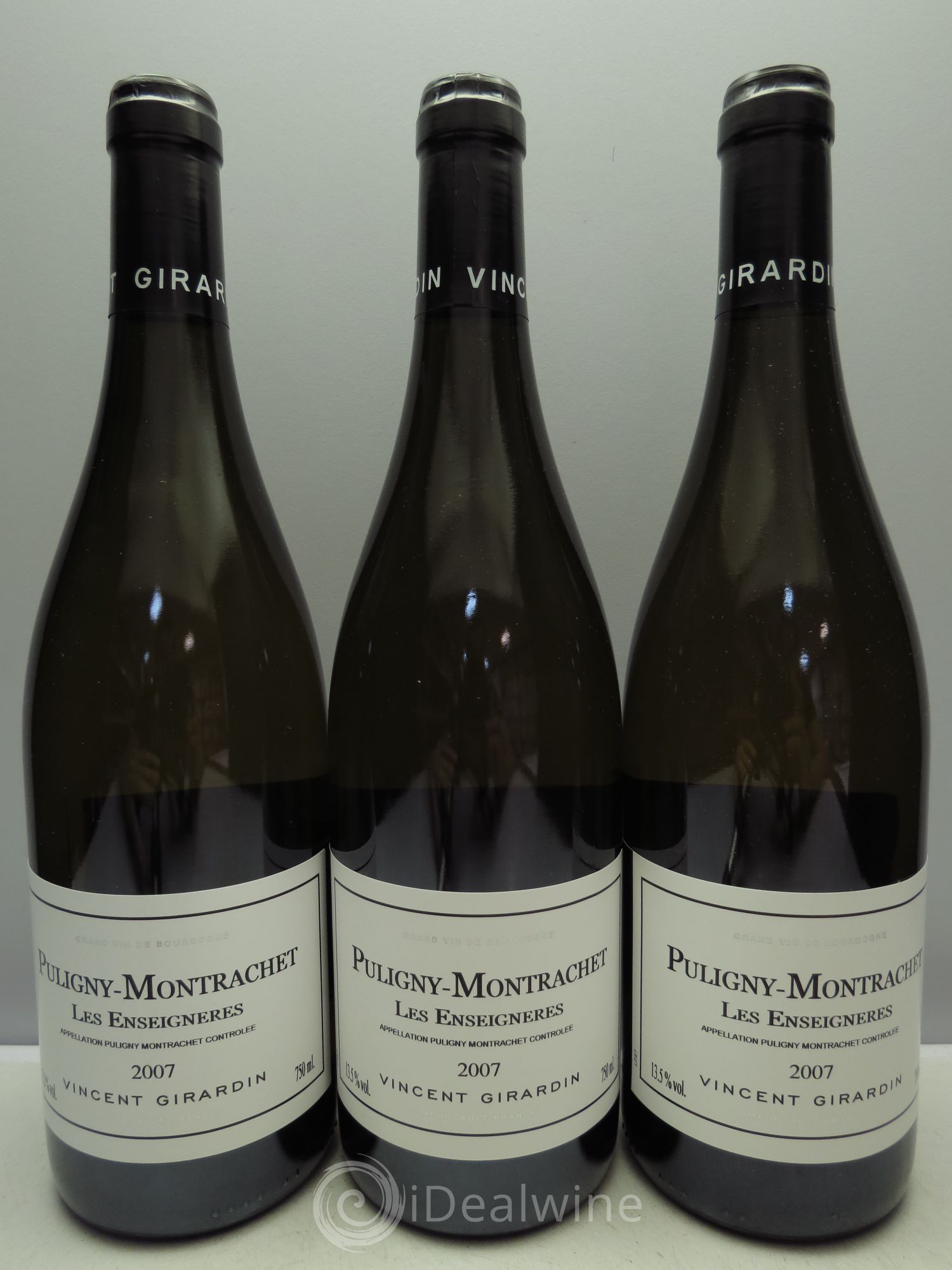Puligny-Montrachet Enseignères - Vincent Girardin 2007 - Posten von 3 Flaschen - 0