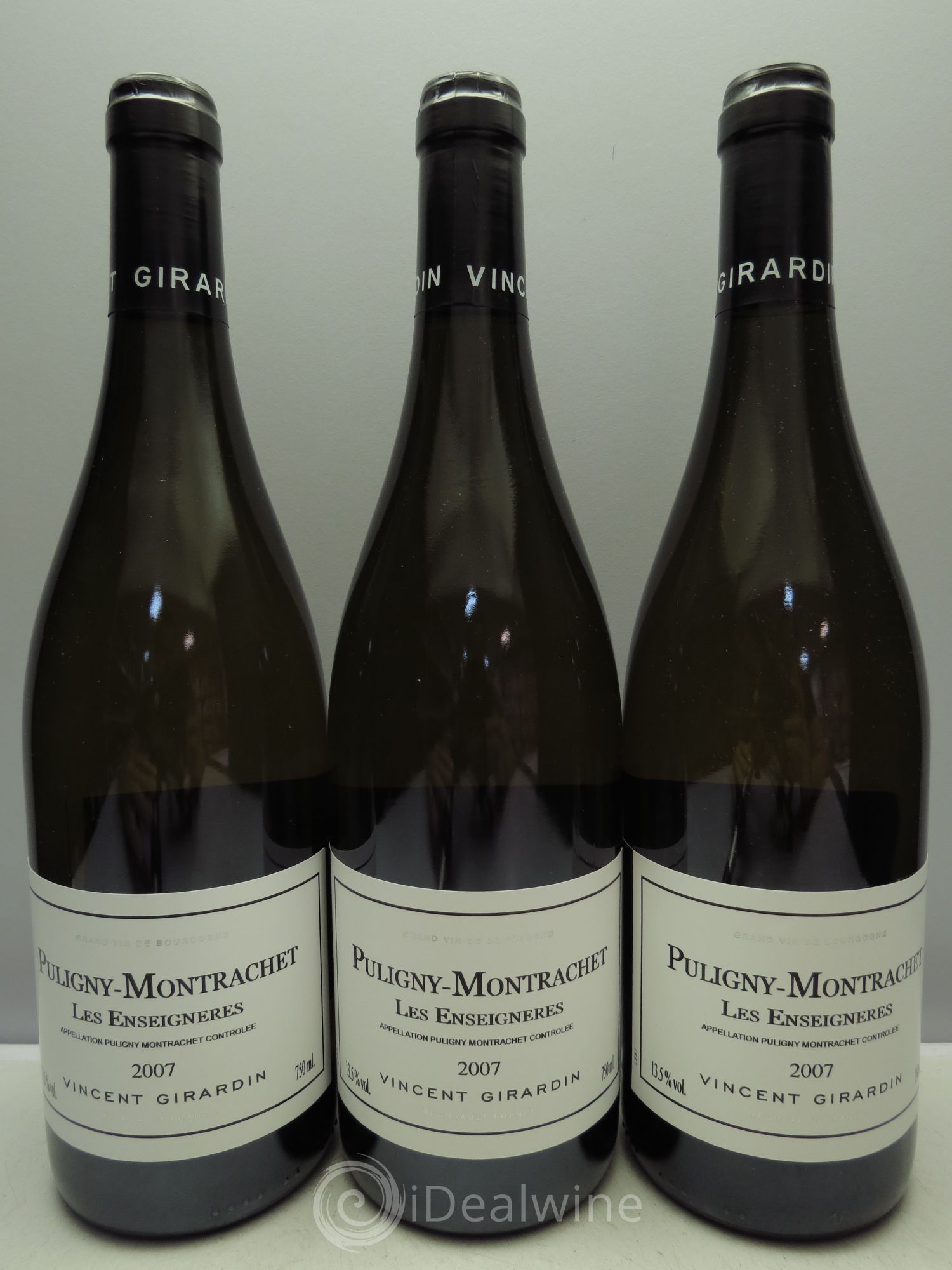 Puligny-Montrachet Enseignères - Vincent Girardin 2007 - Posten von 3 Flaschen - 0
