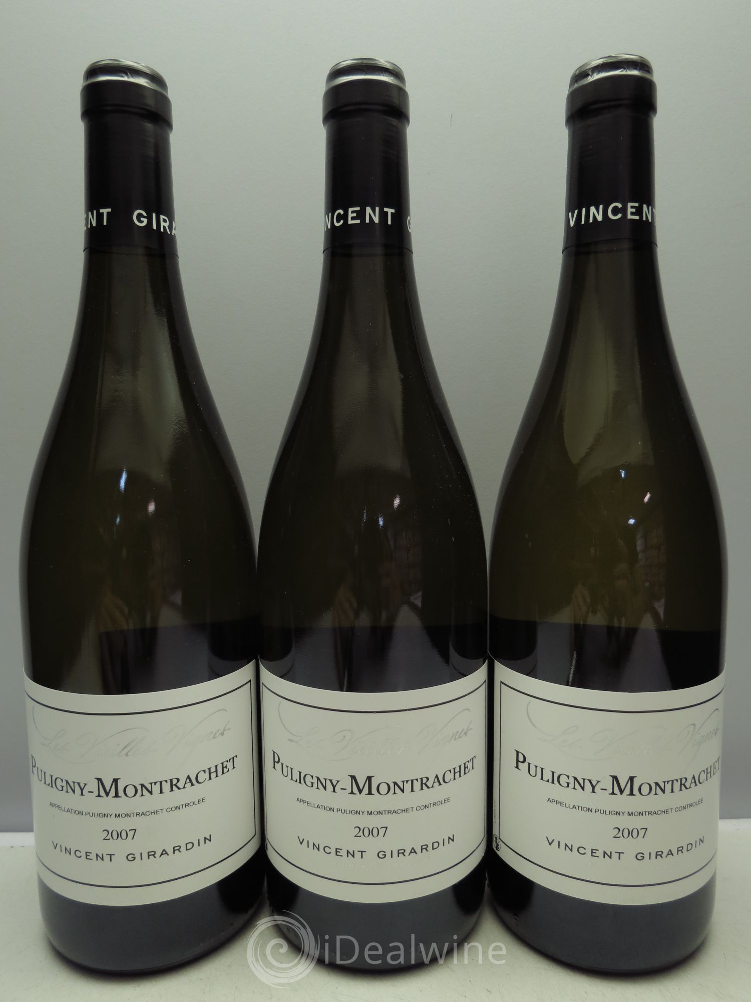 Puligny-Montrachet Vieilles Vignes - Vincent Girardin 2007 - Posten von 3 Flaschen - 0