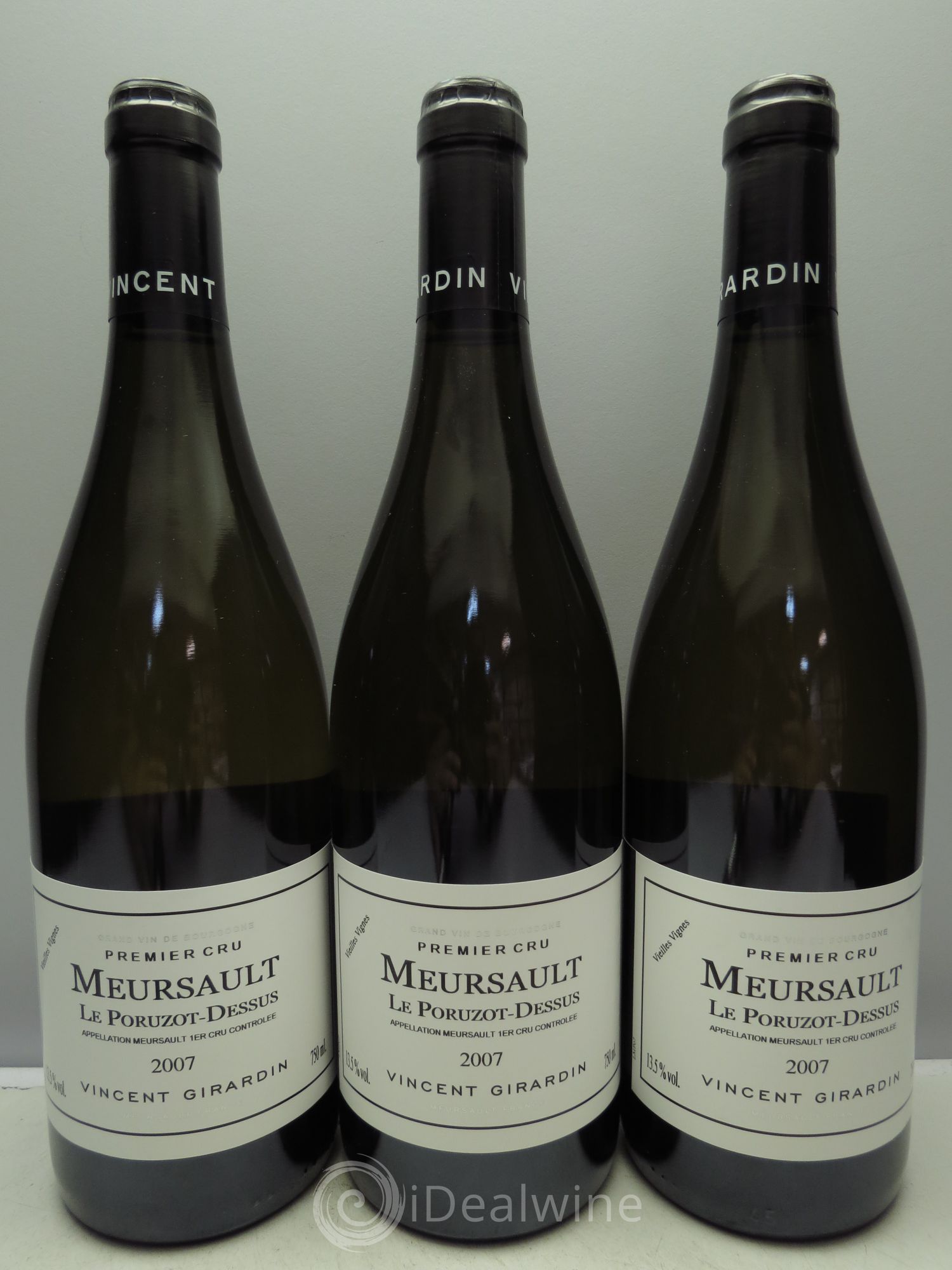 Meursault 1er Cru Vieilles Vignes - V.Girardin 2007 - Posten von 3 Flaschen - 0