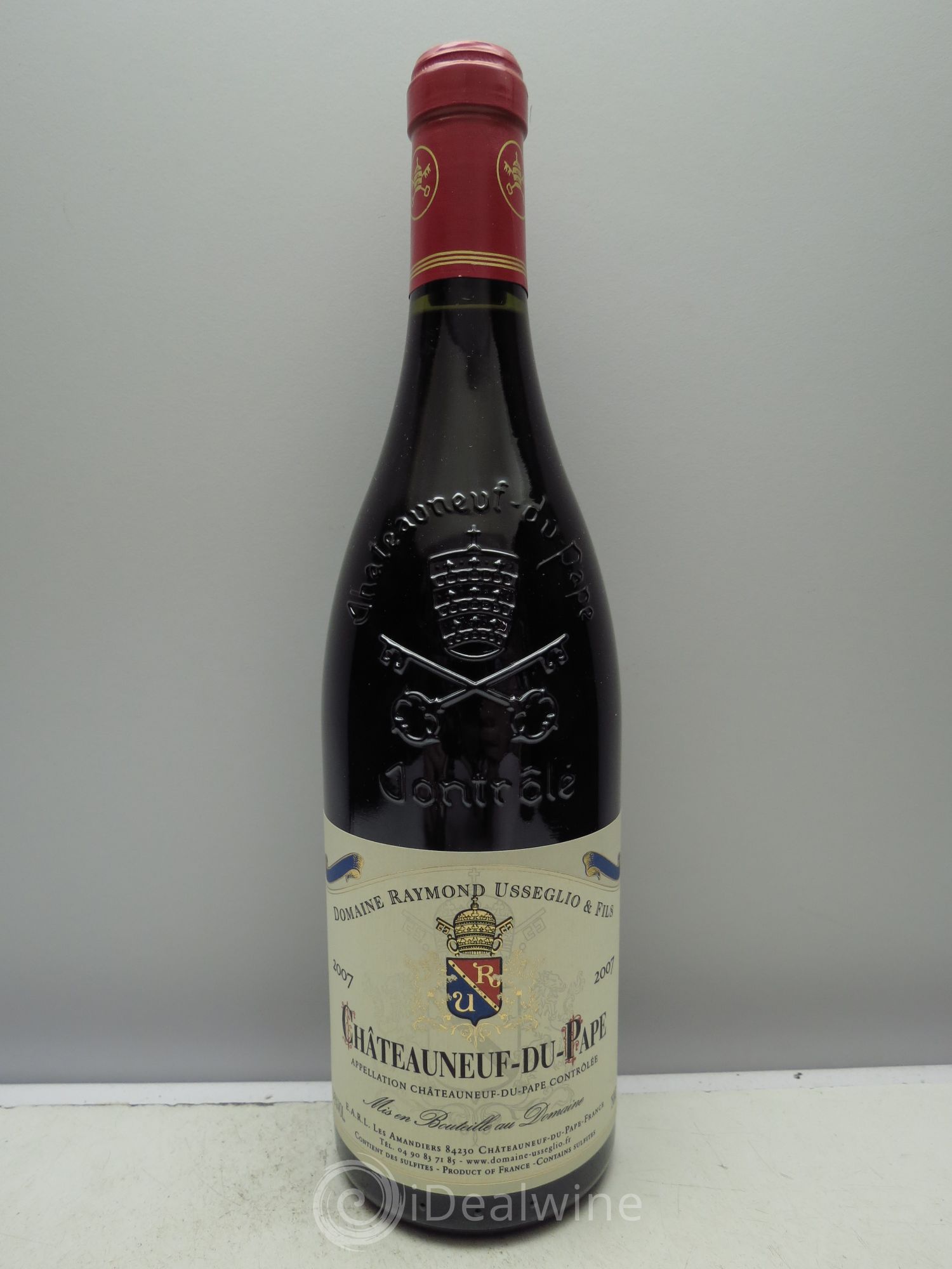 Châteauneuf-du-Pape Raymond Usseglio 2007 - Lot de 1 bouteille - 0