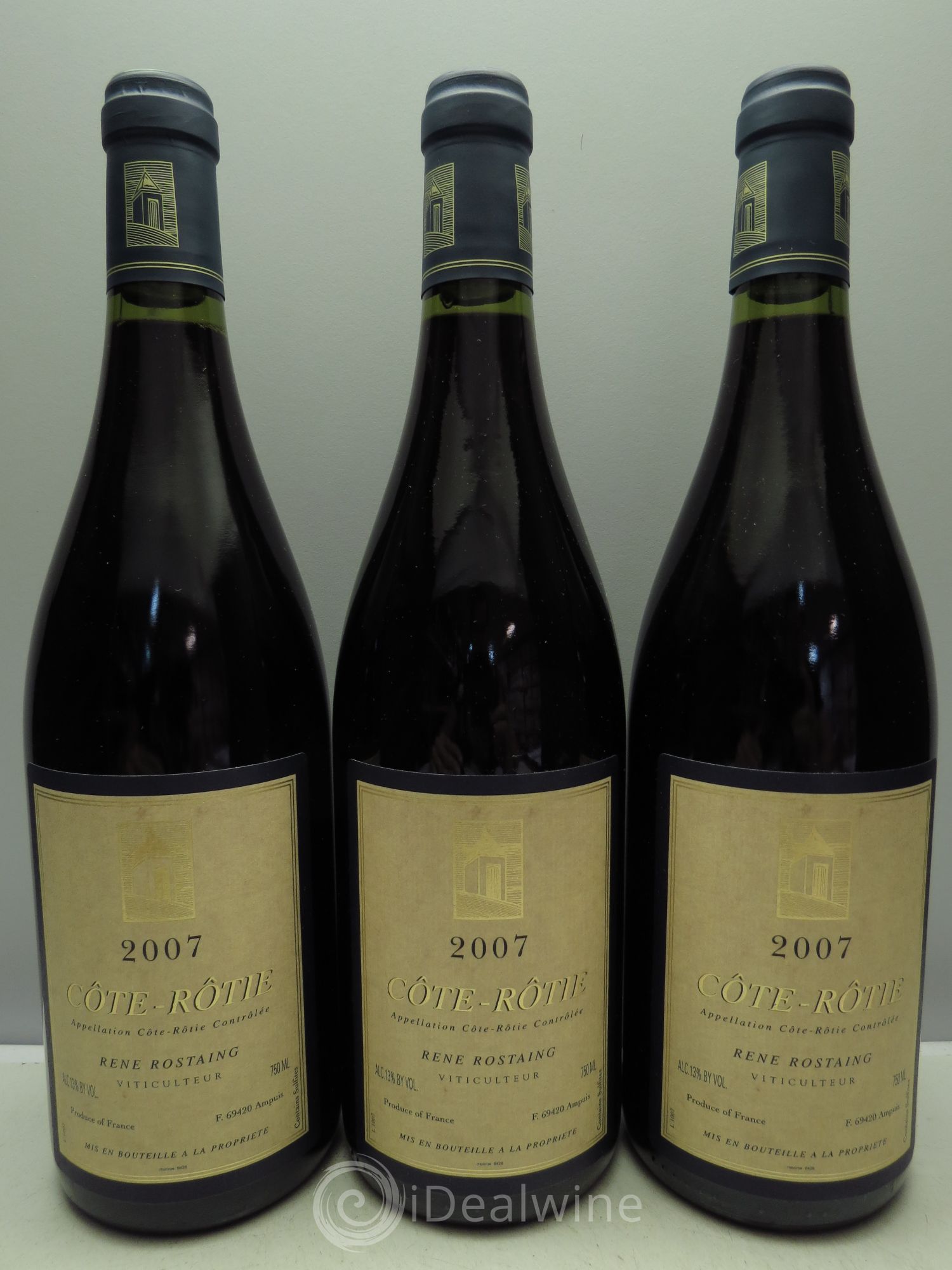 Côte-Rôtie René Rostaing 2007 - Posten von 3 Flaschen - 0