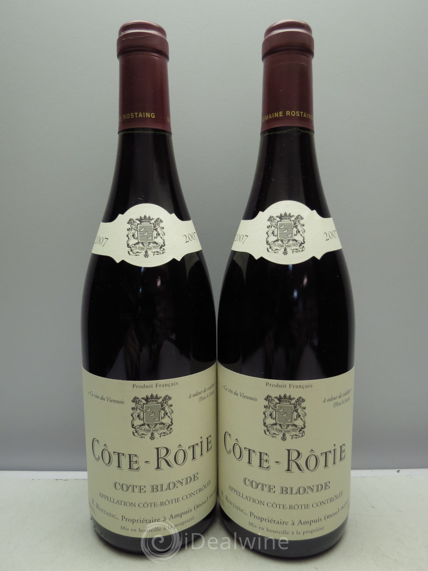Côte-Rôtie Côte Blonde René Rostaing 2007 - Lotto di 2 bottiglie - 0