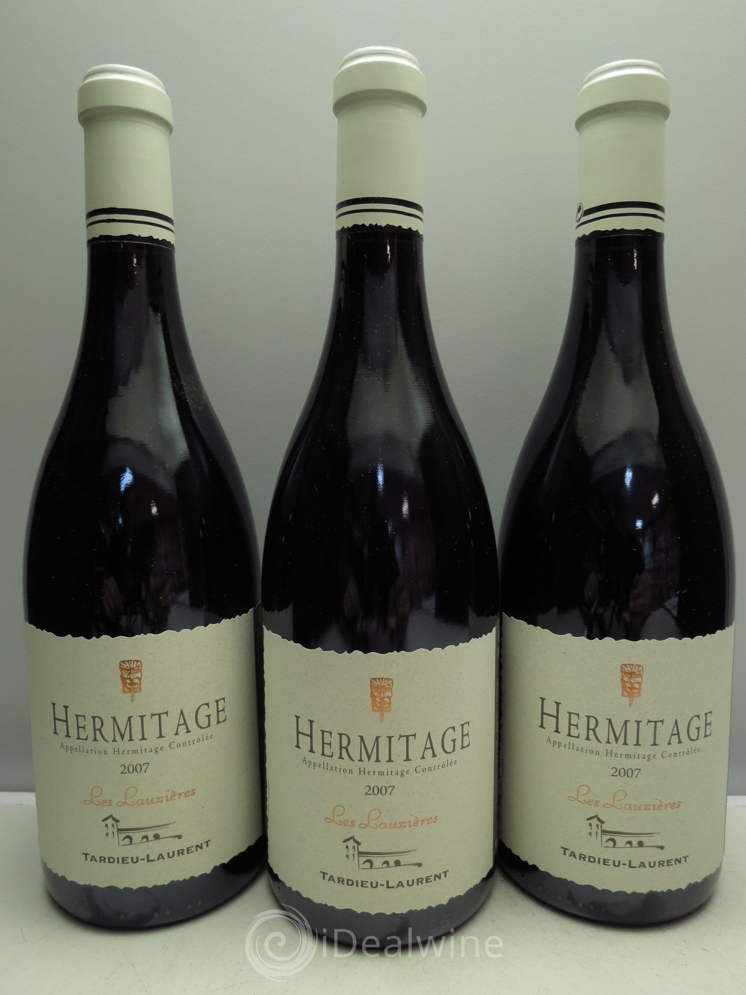 Hermitage Maison Tardieu-Laurent Lauzières 2007 - Lot de 3 bouteilles - 0