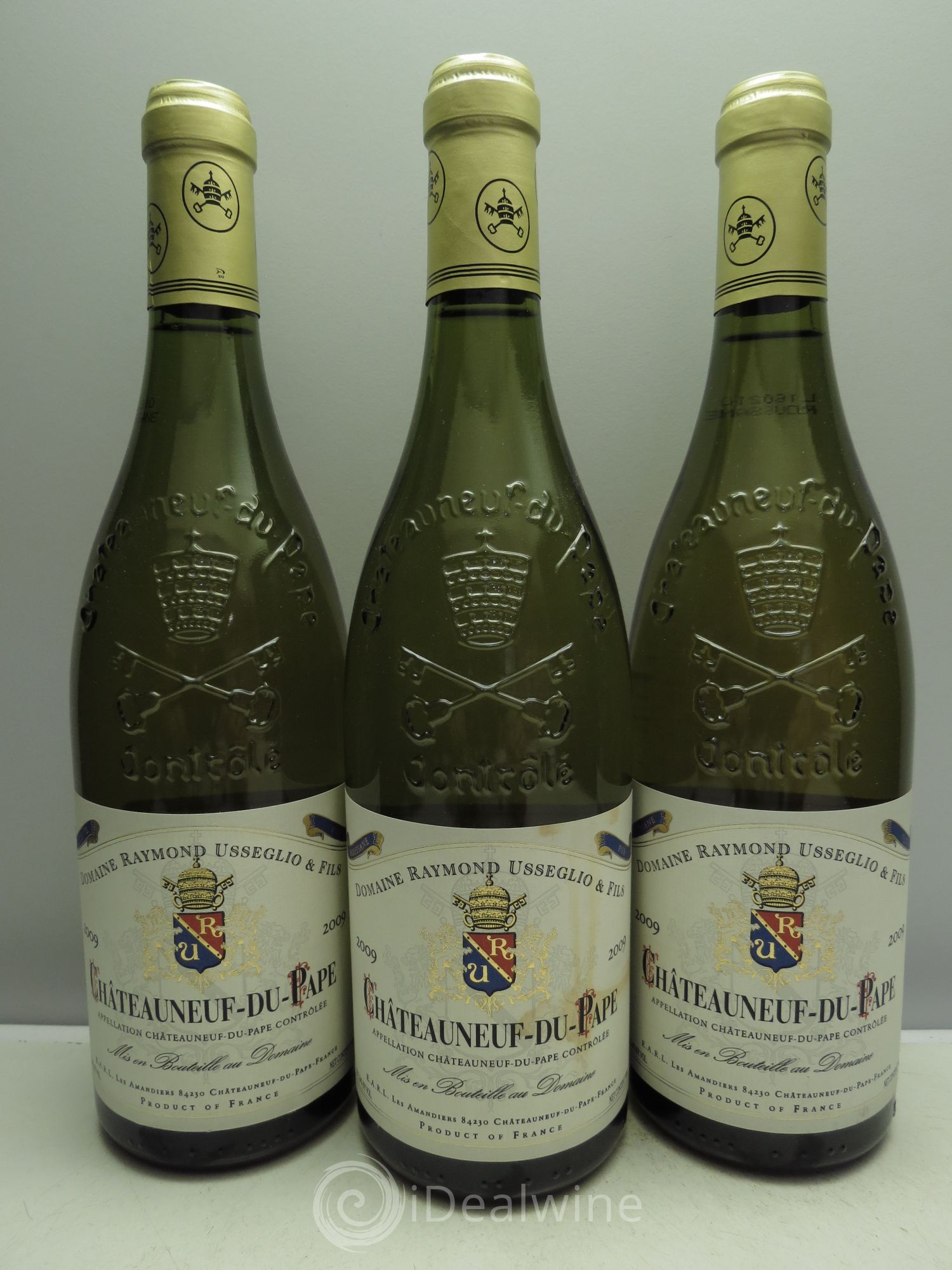Châteauneuf-du-Pape Raymond Usseglio 2009 - Posten von 3 Flaschen - 0