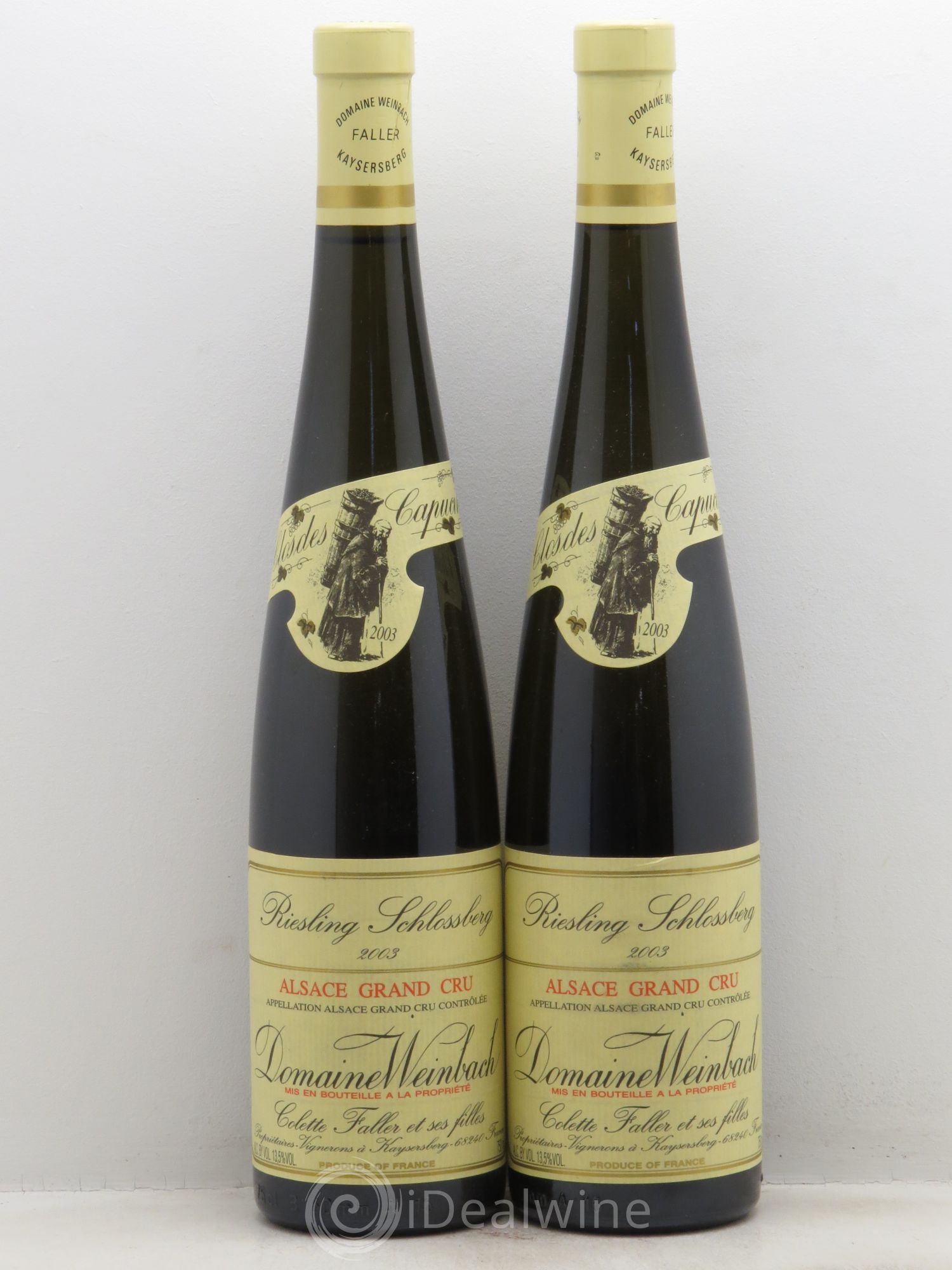Alsace Riesling Weinbach (Domaine) Schlossberg 2000 - Lot de 2 bouteilles - 0
