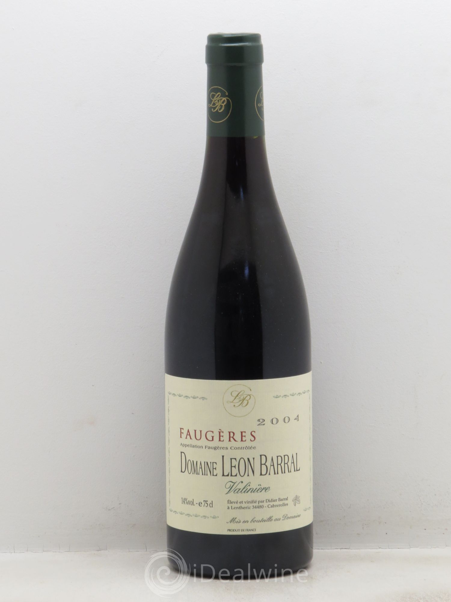 Faugères Valinière Domaine Léon Barral 2004 - Lot de 12 bouteilles - 0