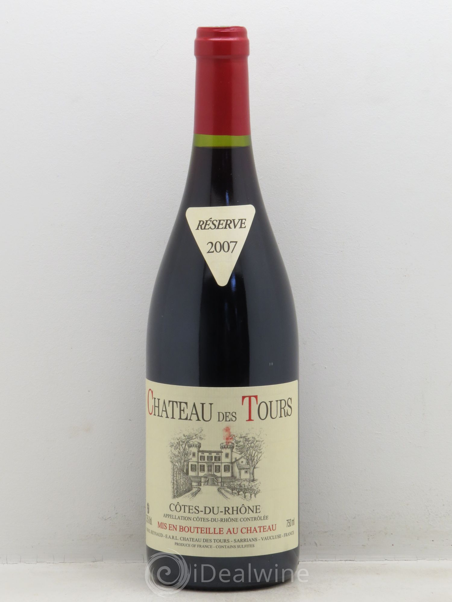 Côtes-du-Rhône Château des Tours Emmanuel Reynaud 2007 - Lot de 6 bouteilles - 0